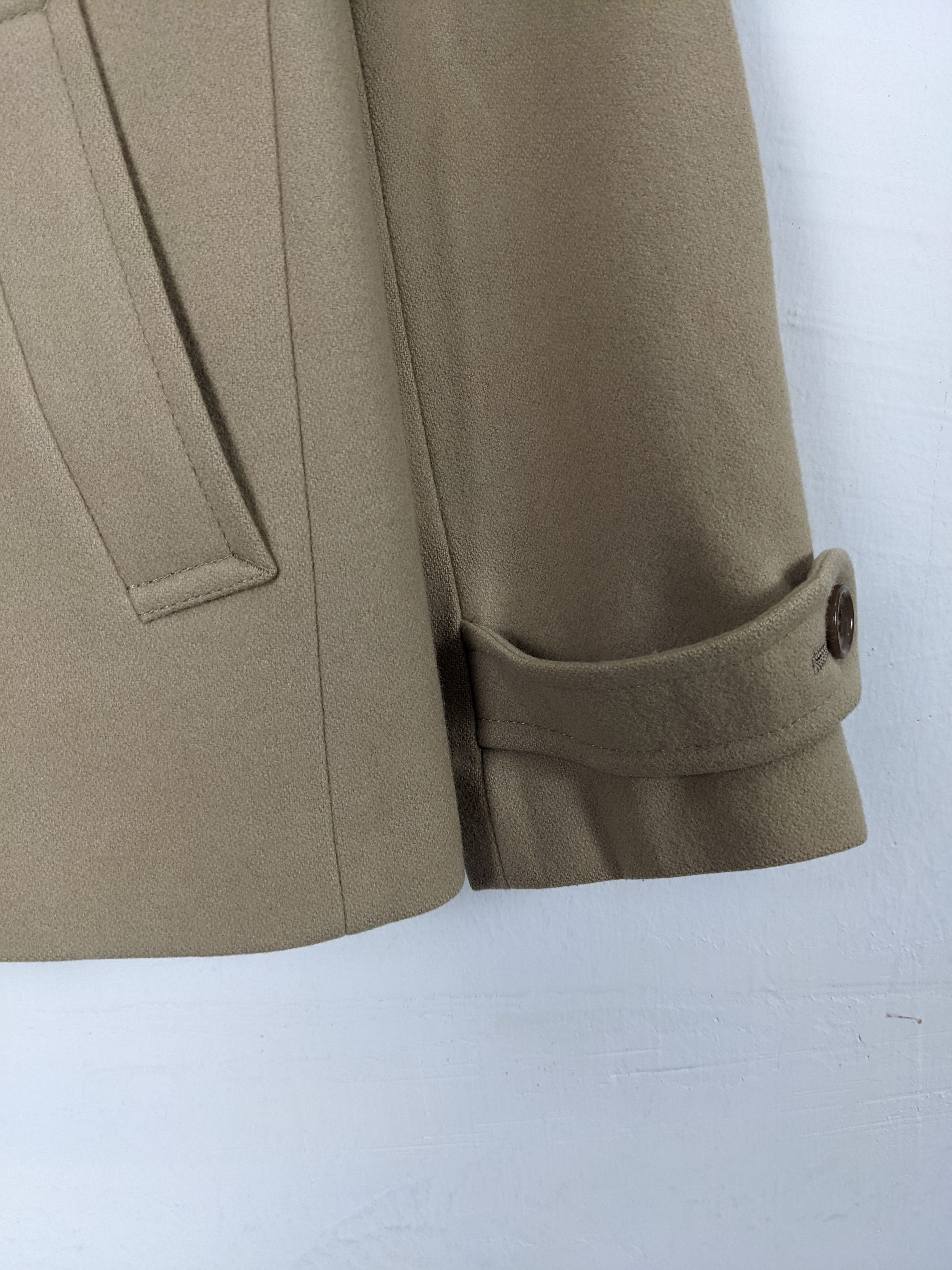 Japanese Brand Vintage Wool Peacoat Jacket J0128 Size S / US 4 / IT 40 - 3 Thumbnail