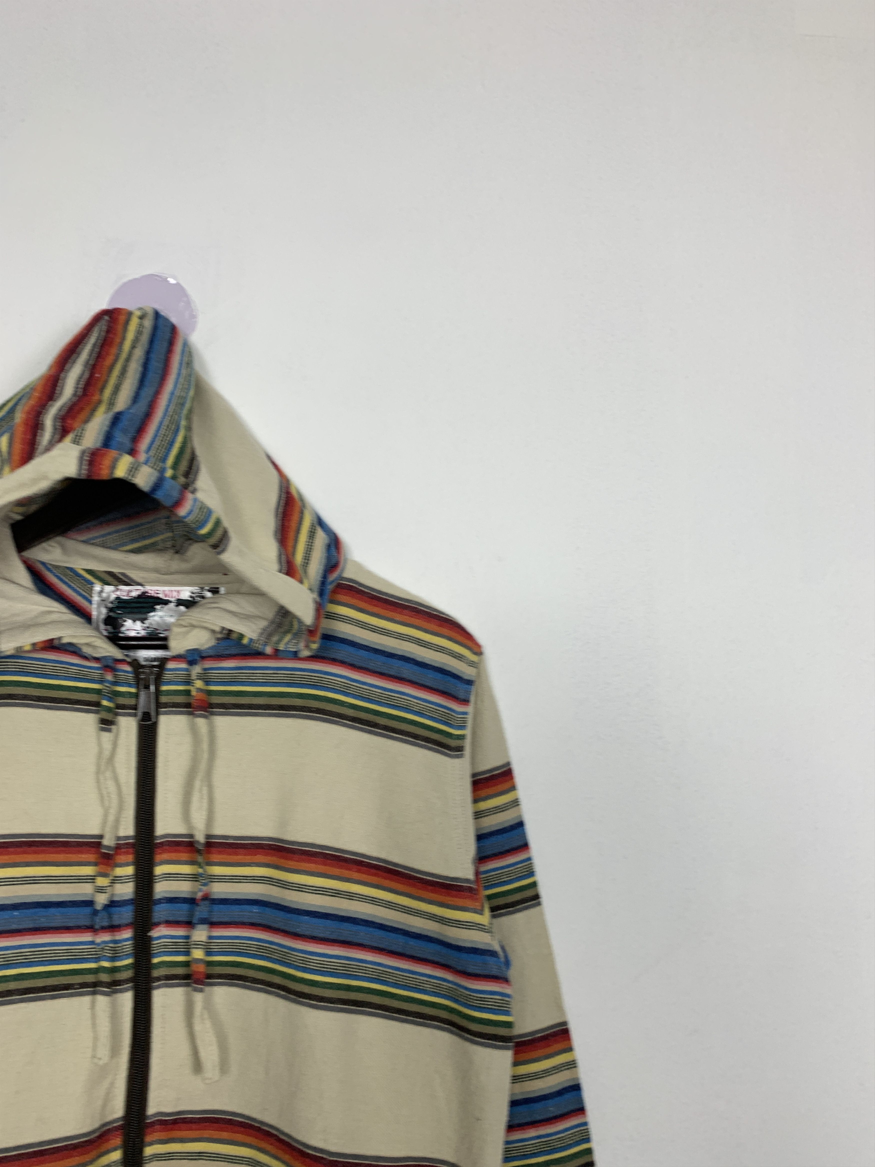 Vintage Vintage Culture Mix Hoodie Zip Up Jacket J0913 Size US M / EU 48-50 / 2 - 3 Thumbnail