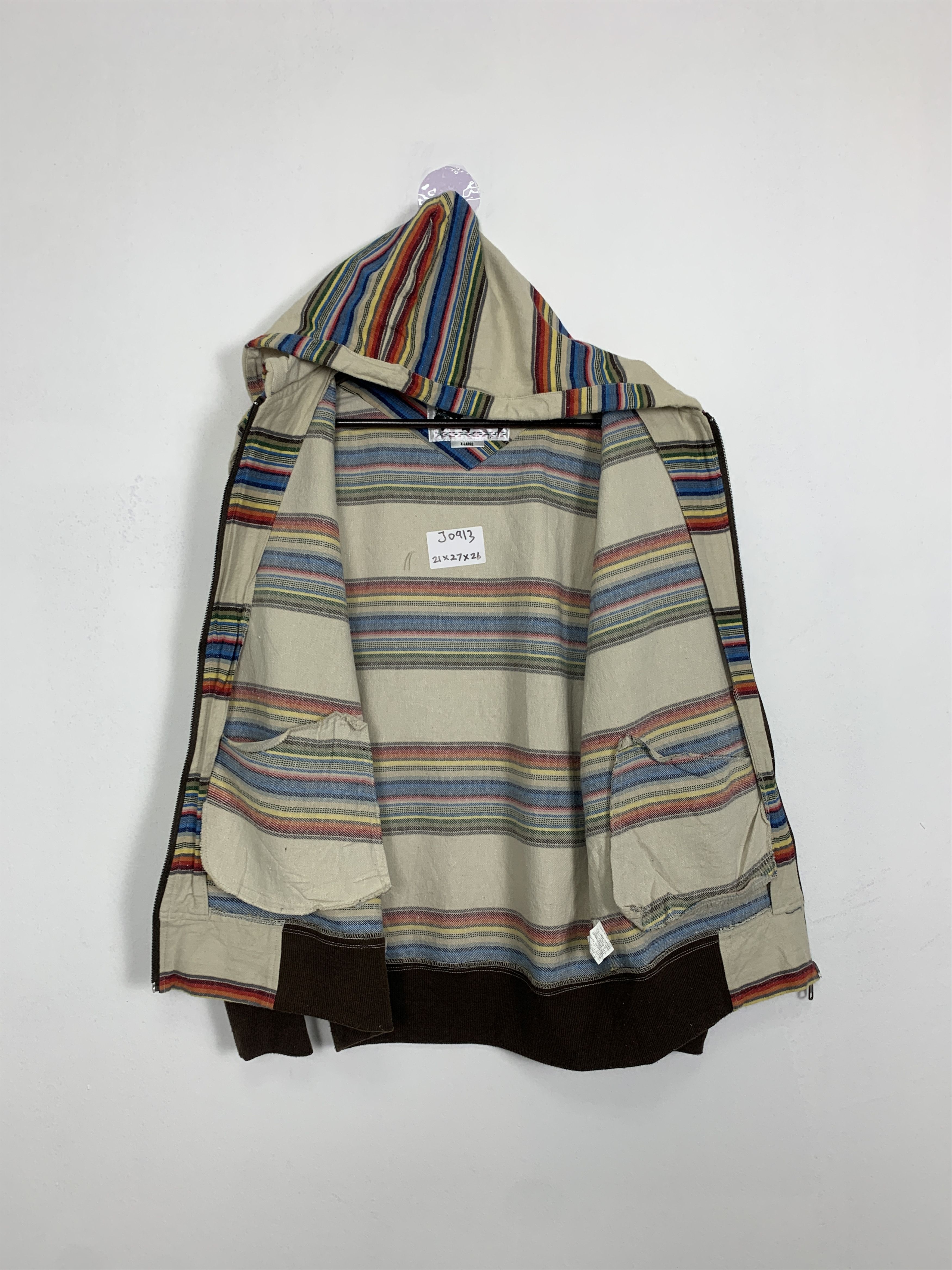 Vintage Vintage Culture Mix Hoodie Zip Up Jacket J0913 Size US M / EU 48-50 / 2 - 8 Thumbnail