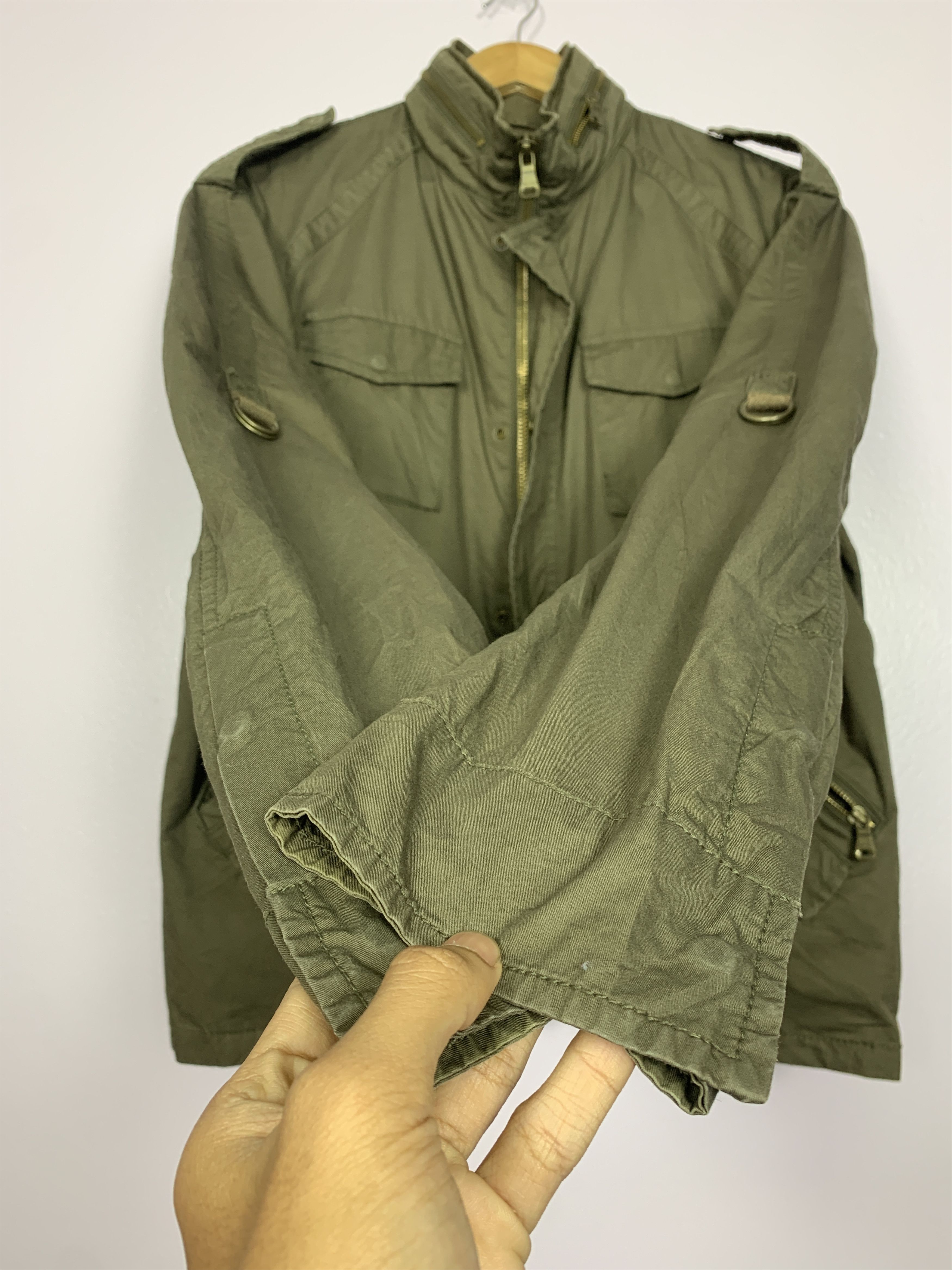 Zara Vintage ZARA Cotton Multi Pocket Military Jacket J0732 Size US L / EU 52-54 / 3 - 11 Thumbnail