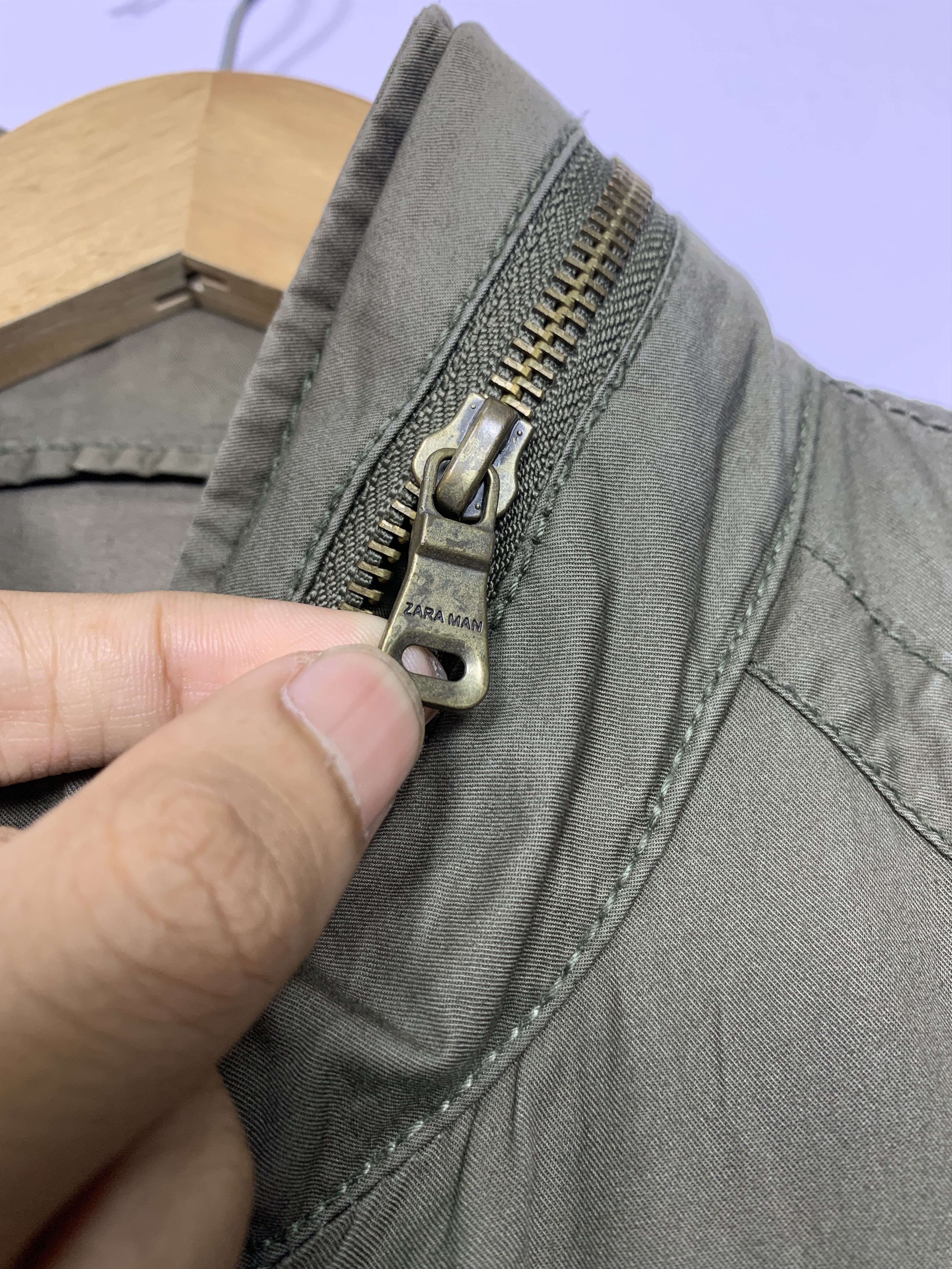 Zara Vintage ZARA Cotton Multi Pocket Military Jacket J0732 Size US L / EU 52-54 / 3 - 6 Thumbnail