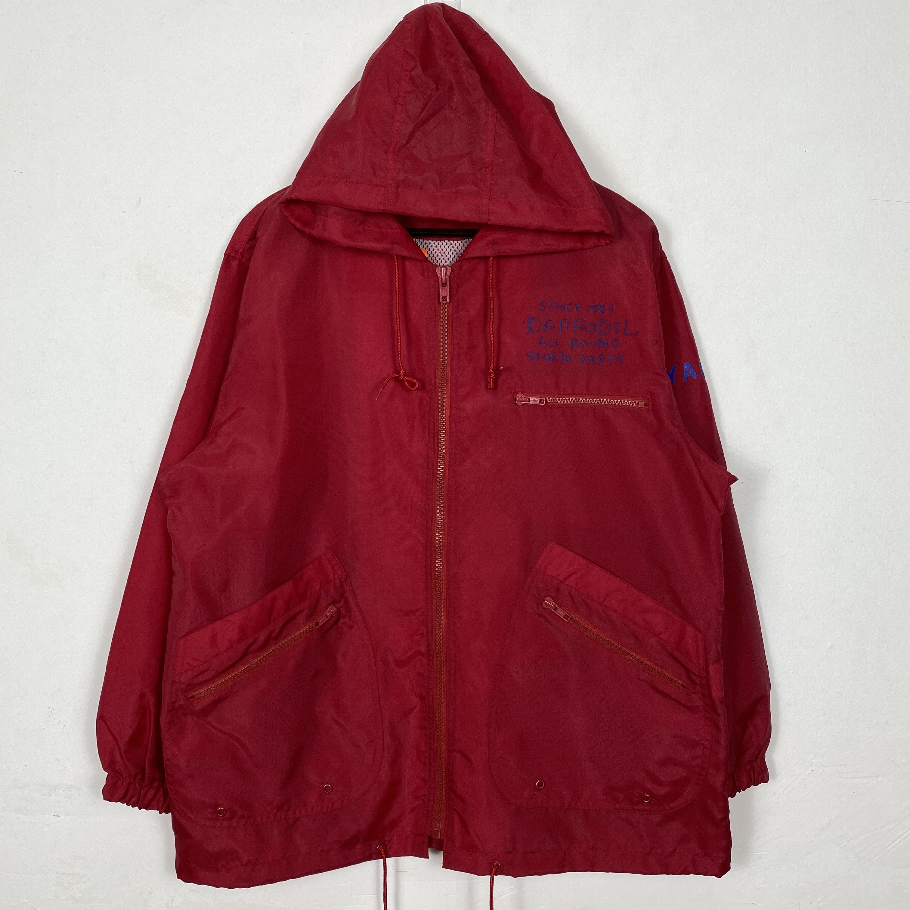Japanese Brand × Vintage Vintage MARK ONE Windbreaker Big Logo Jacket Size US M / EU 48-50 / 2 - 2 Thumbnail