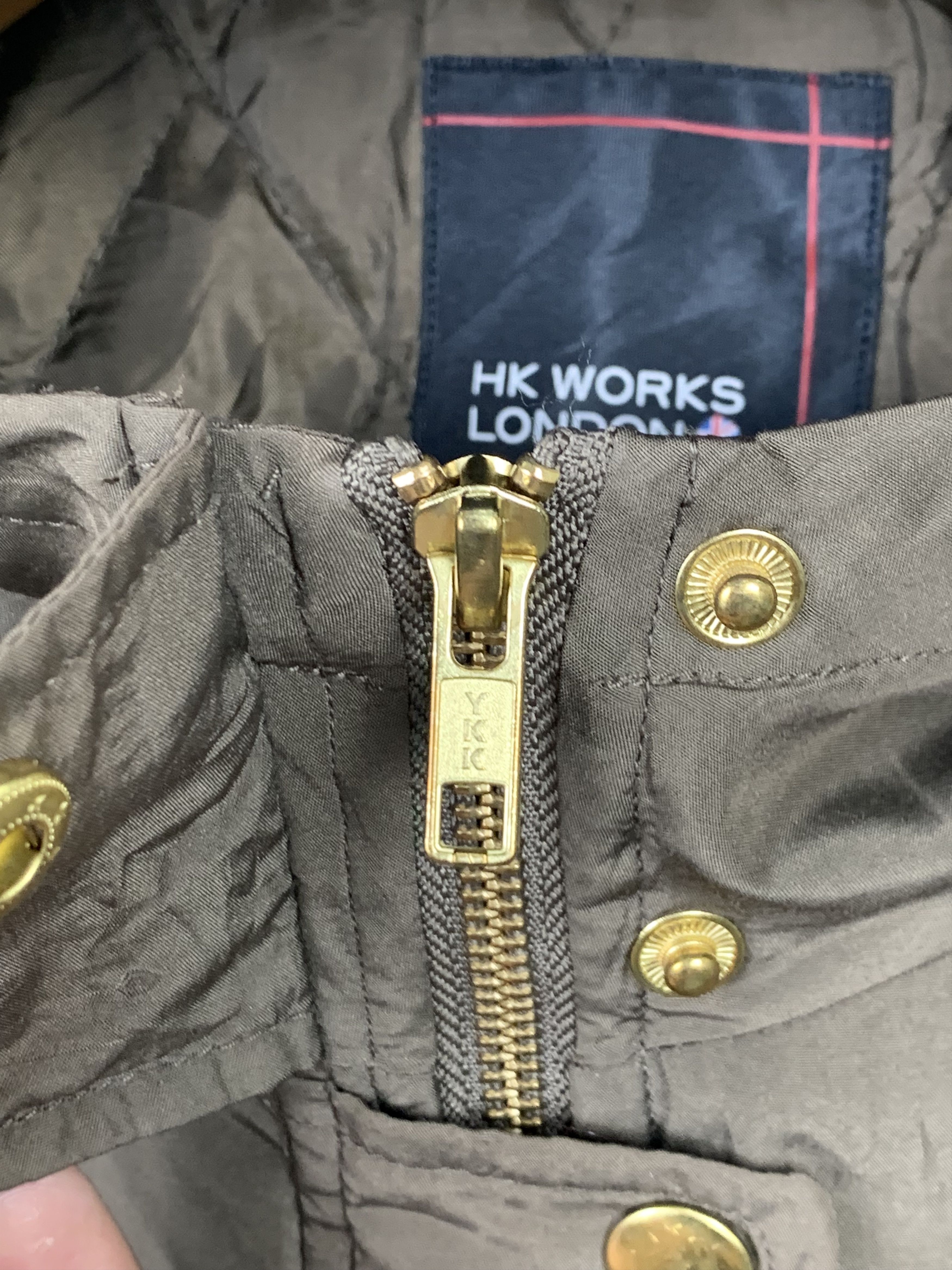 Vintage Vintage HK WORK LONDON Quilted Parkas Jacket J0536 Size US S / EU 44-46 / 1 - 7 Thumbnail