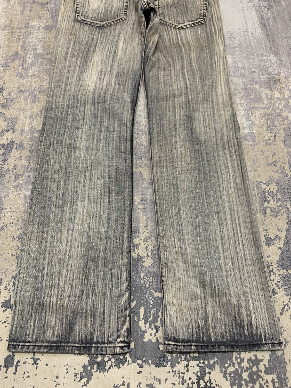 Hysteric Glamour Japanese Brand Ripped Denim Gothic Y2K Jeans 33x32 Size US 33 - 14 Thumbnail