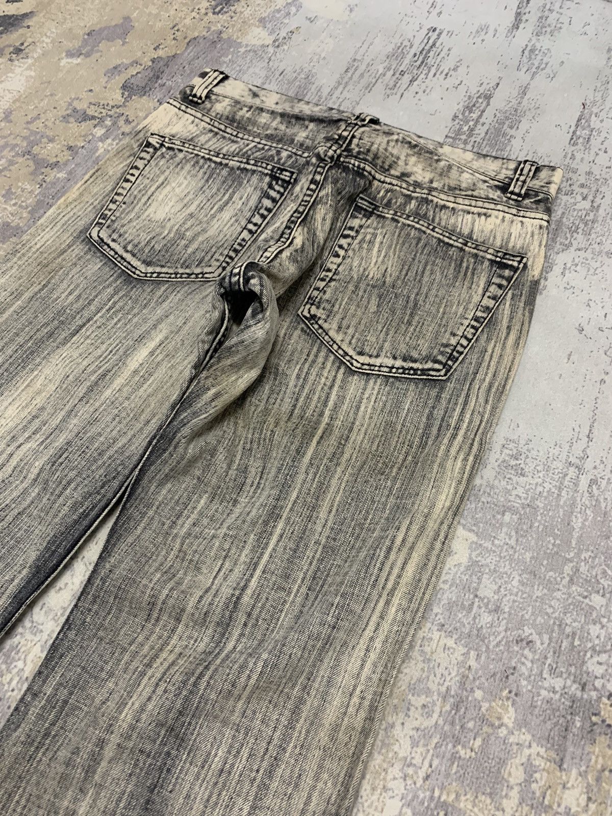 Hysteric Glamour Japanese Brand Ripped Denim Gothic Y2K Jeans 33x32 Size US 33 - 13 Thumbnail
