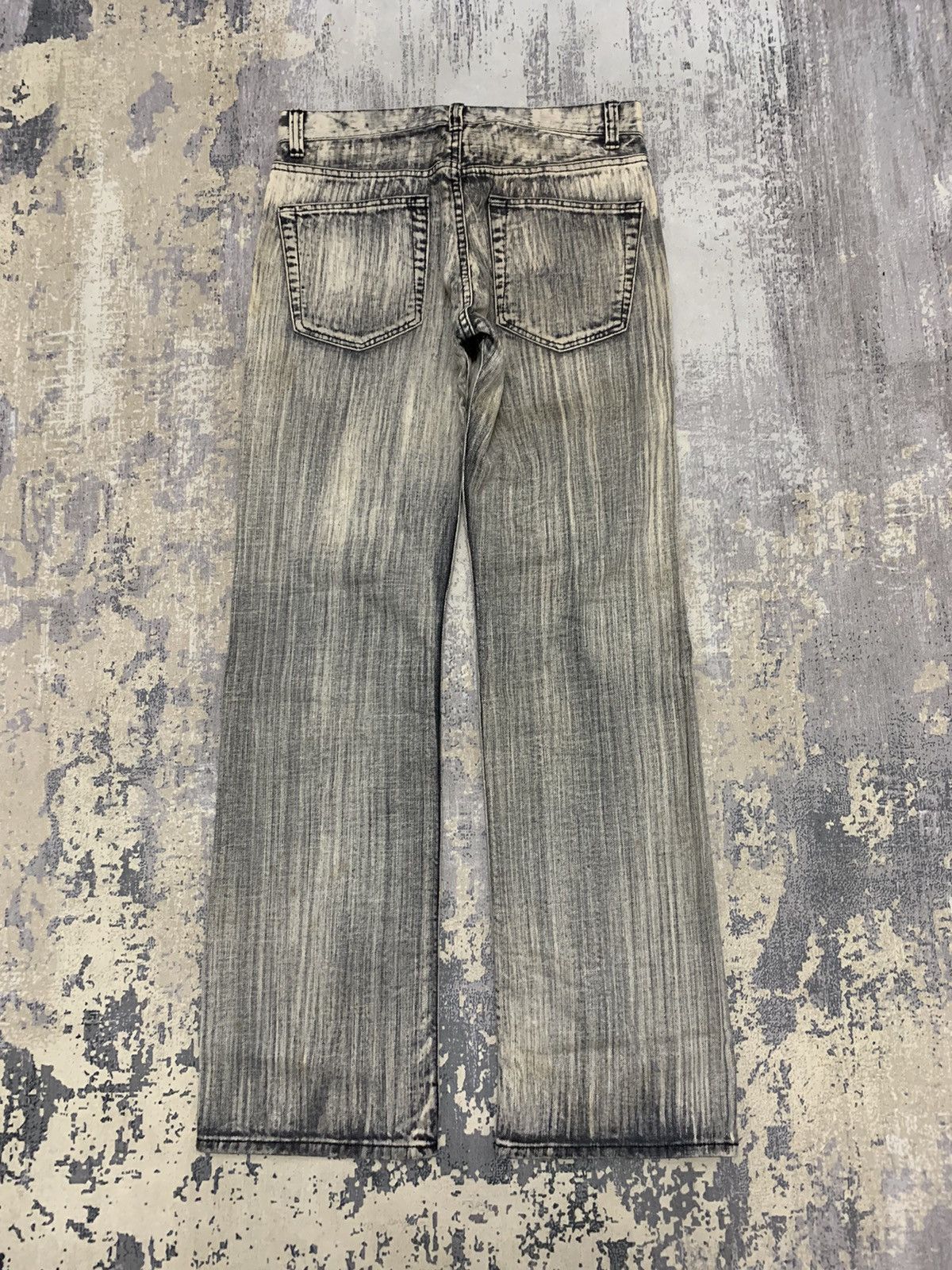 Hysteric Glamour Japanese Brand Ripped Denim Gothic Y2K Jeans 33x32 Size US 33 - 11 Thumbnail