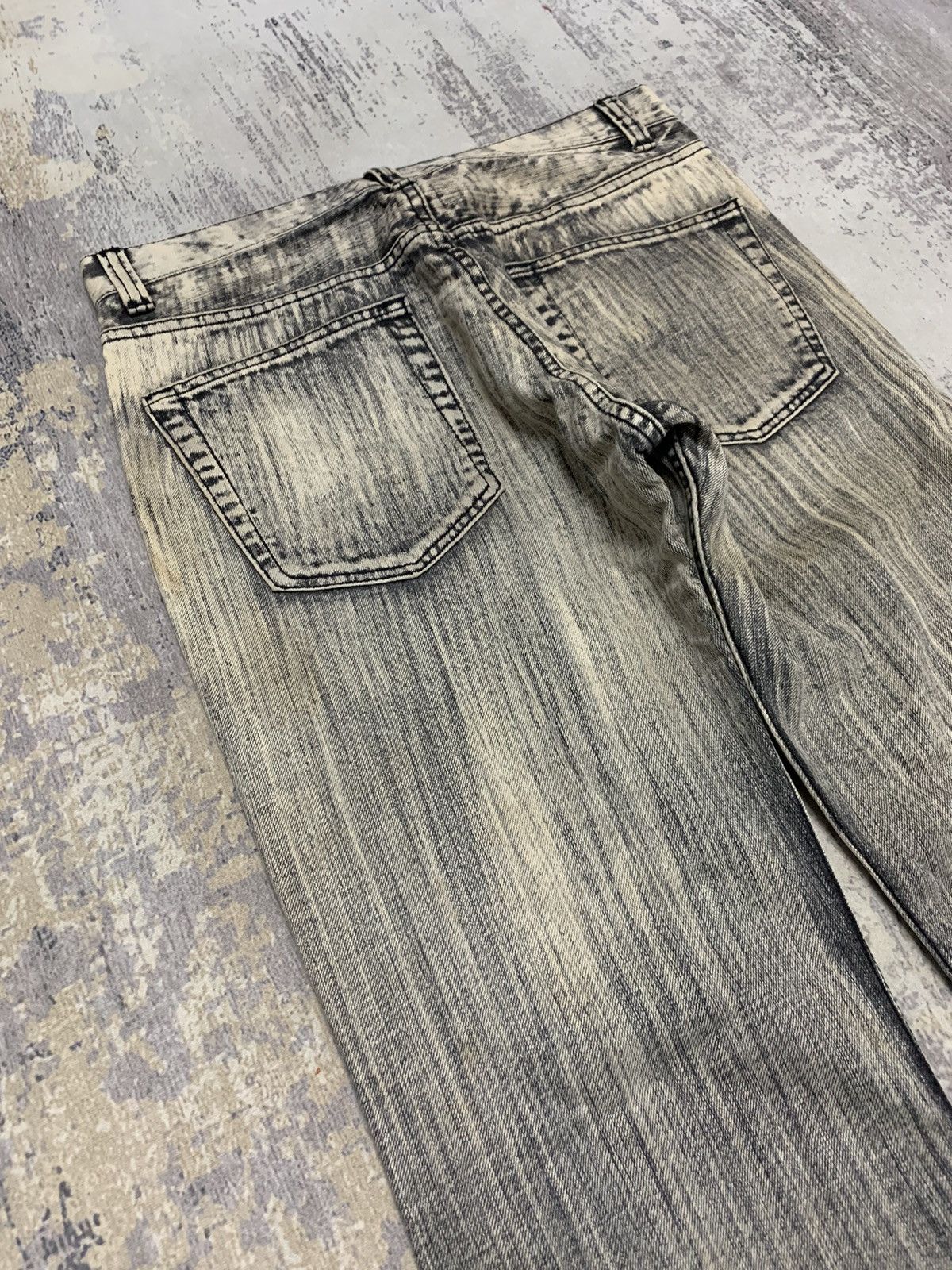 Hysteric Glamour Japanese Brand Ripped Denim Gothic Y2K Jeans 33x32 Size US 33 - 12 Thumbnail