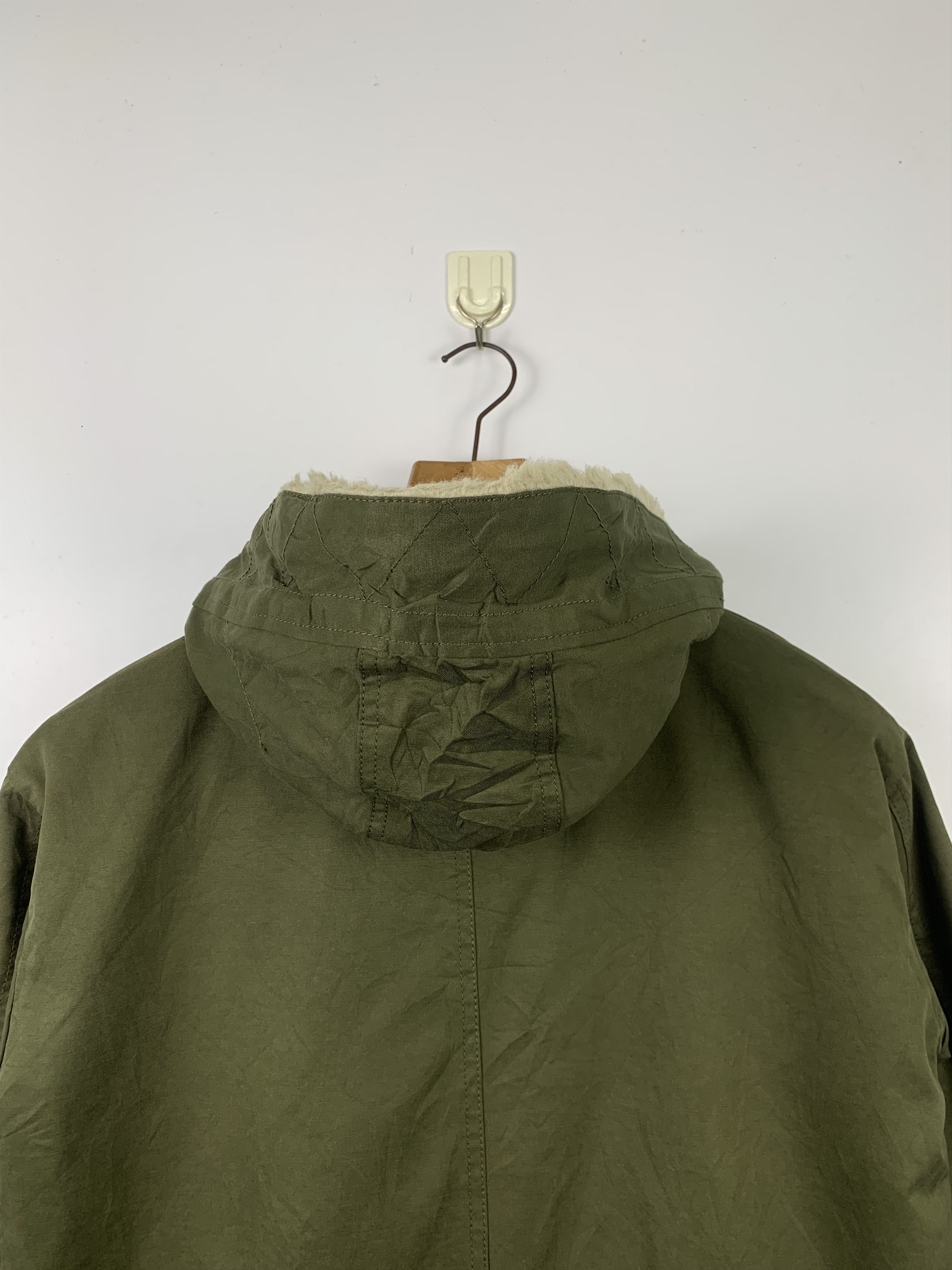 Japanese Brand Vintage JAPANESE BRAND Military Hoodie Parkas jacket J0455 Size US S / EU 44-46 / 1 - 8 Thumbnail