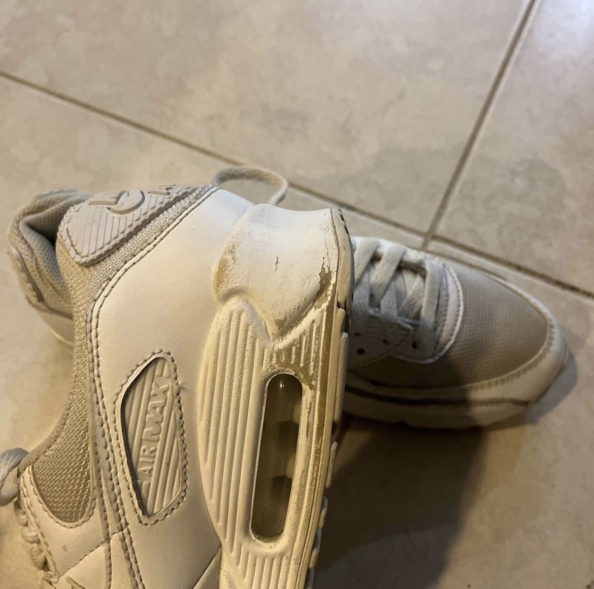 Nike × Vintage Air Max 90 Triple White Size US 9.5 / IT 39.5 - 8 Thumbnail