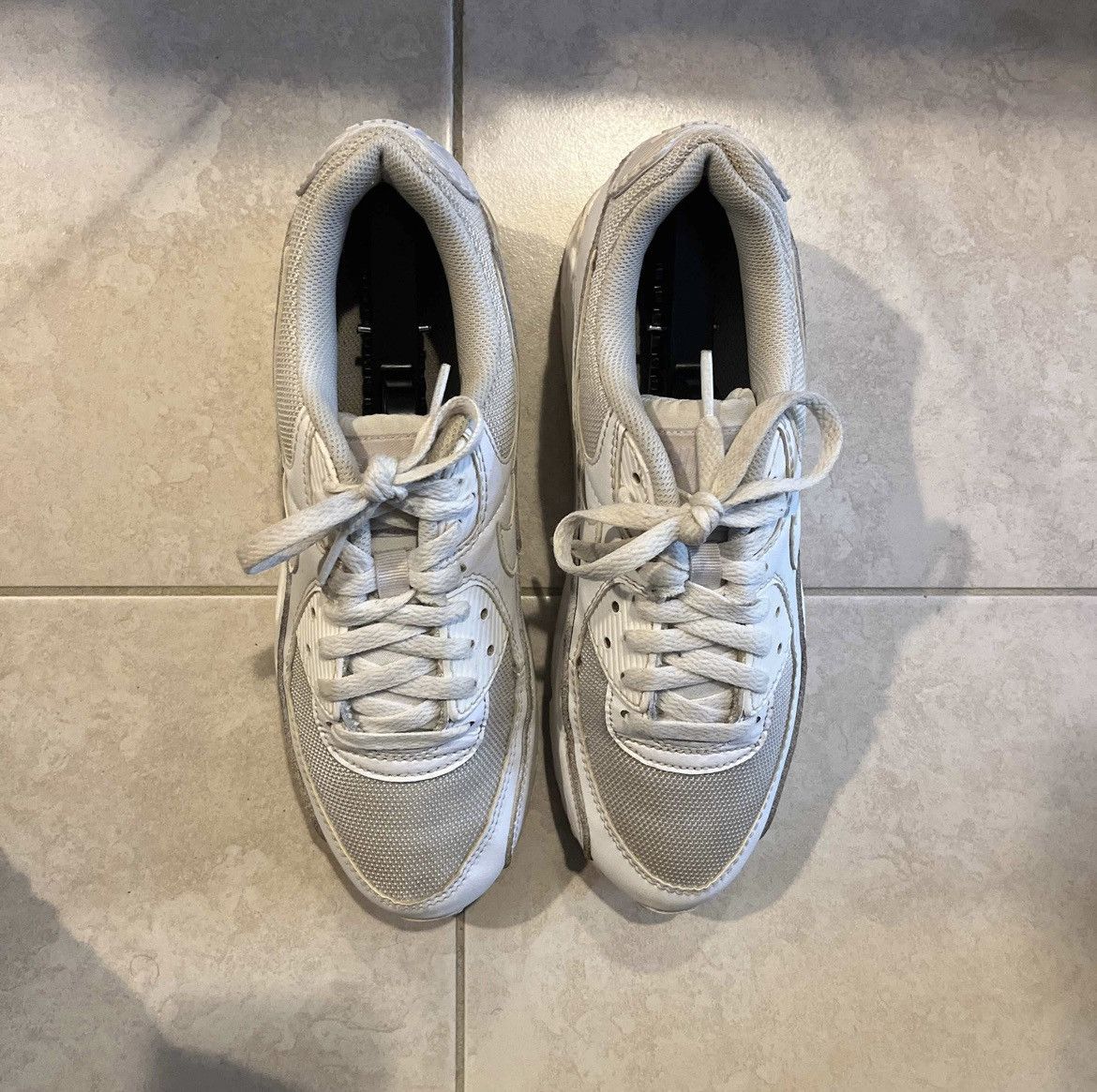 Nike × Vintage Air Max 90 Triple White Size US 9.5 / IT 39.5 - 4 Thumbnail