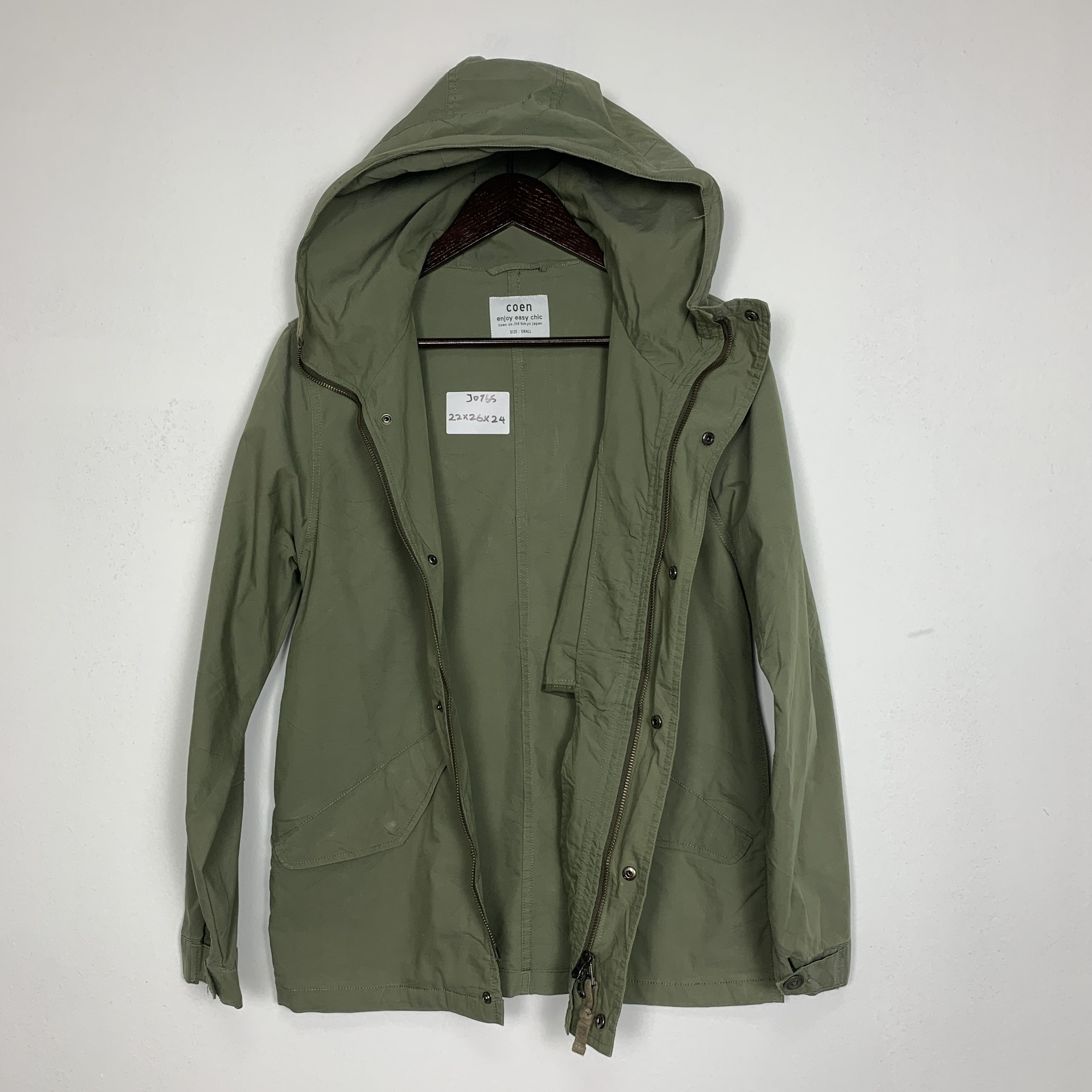 Japanese Brand Vintage Coen Cotton Parkas Military style Jacket J0765 Size US S / EU 44-46 / 1 - 13 Thumbnail