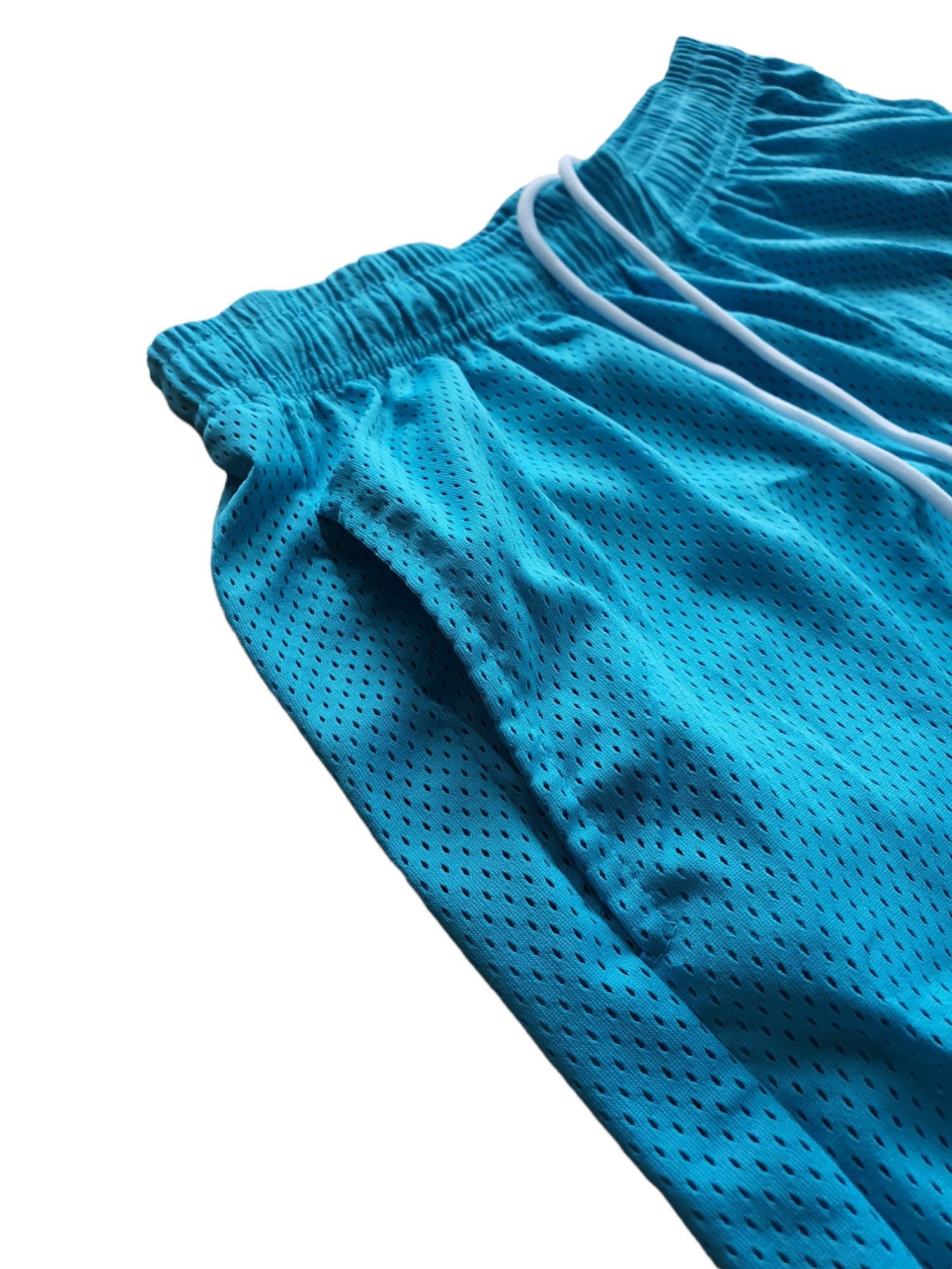 Other Nalan Blue Polyester Mesh Shorts Size US 32 / EU 48 - 3 Thumbnail