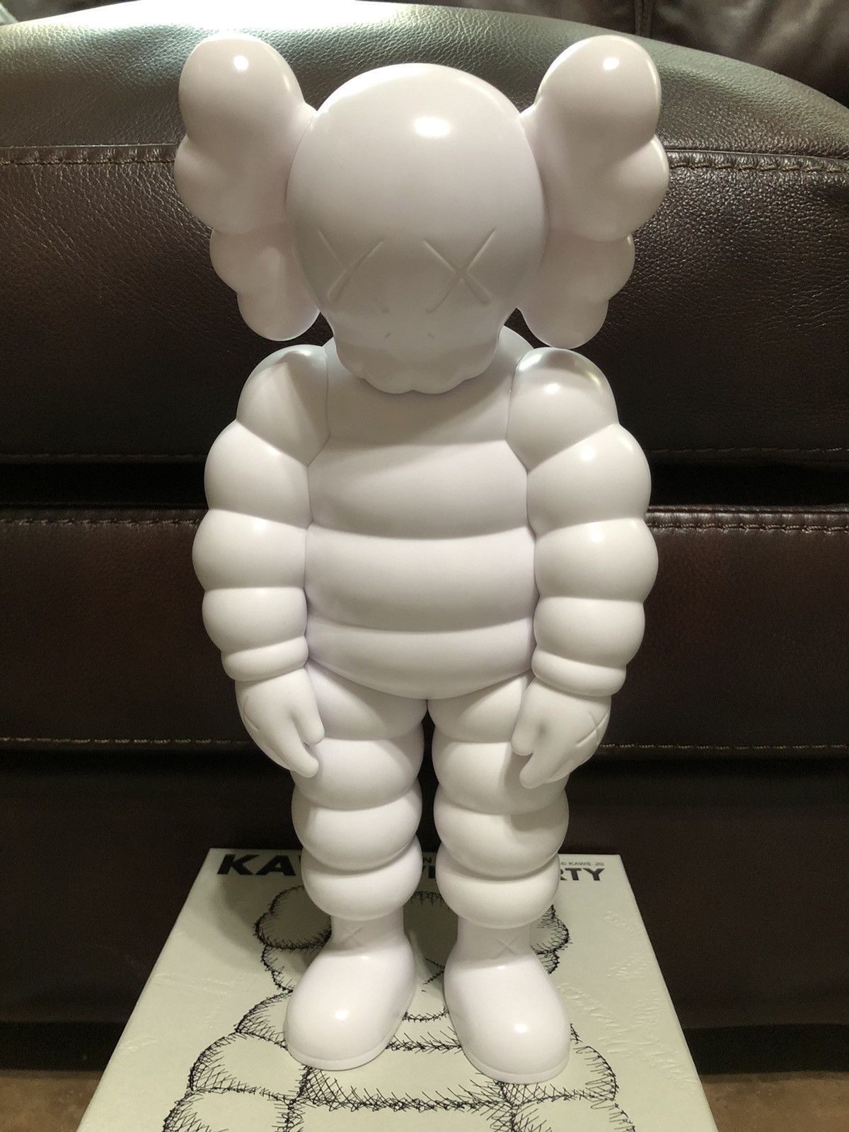 image of Kaws What Party Figure in White, Men's