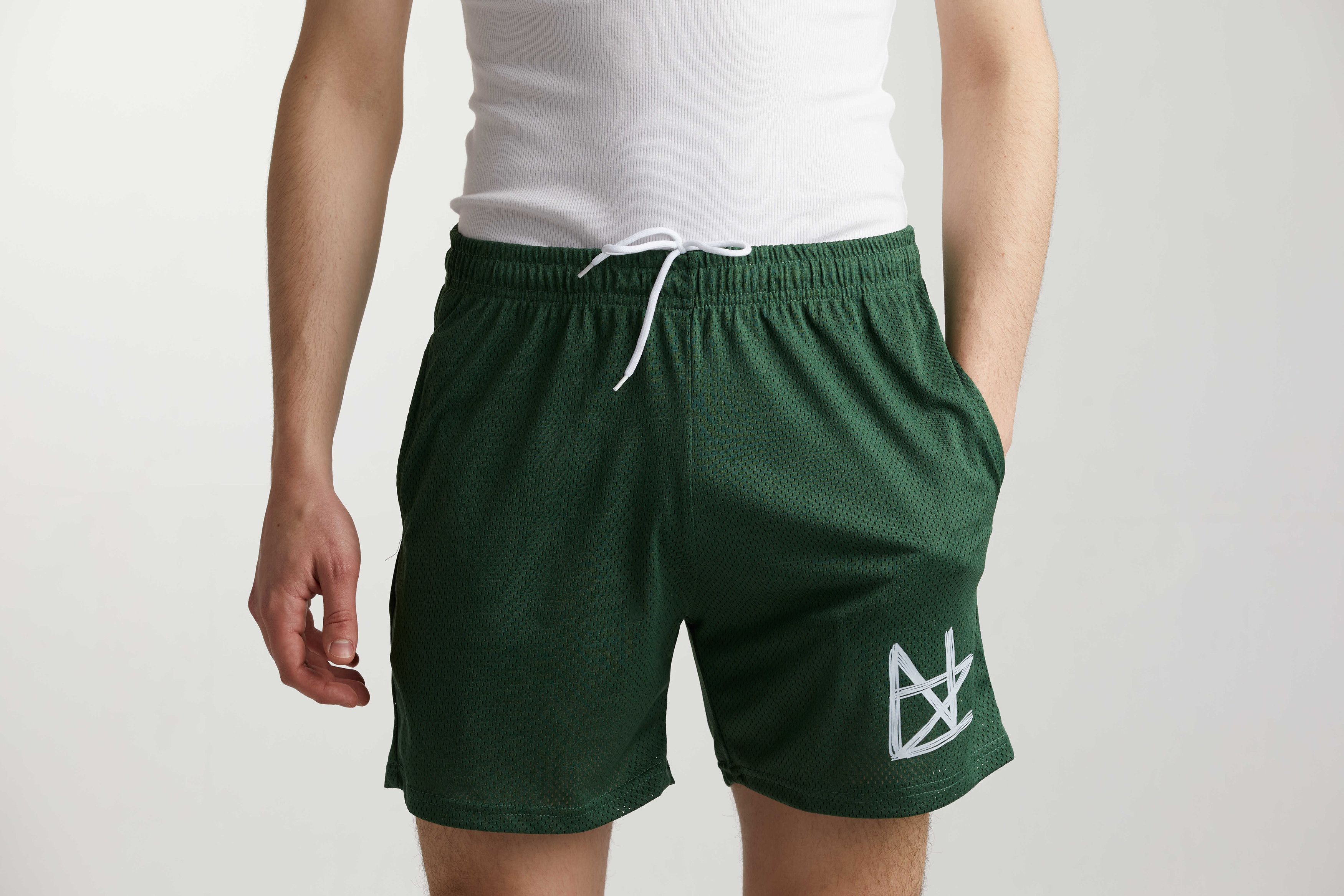 Other Nalan Green Polyester Mesh Shorts Size US 30 / EU 46 - 1 Thumbnail