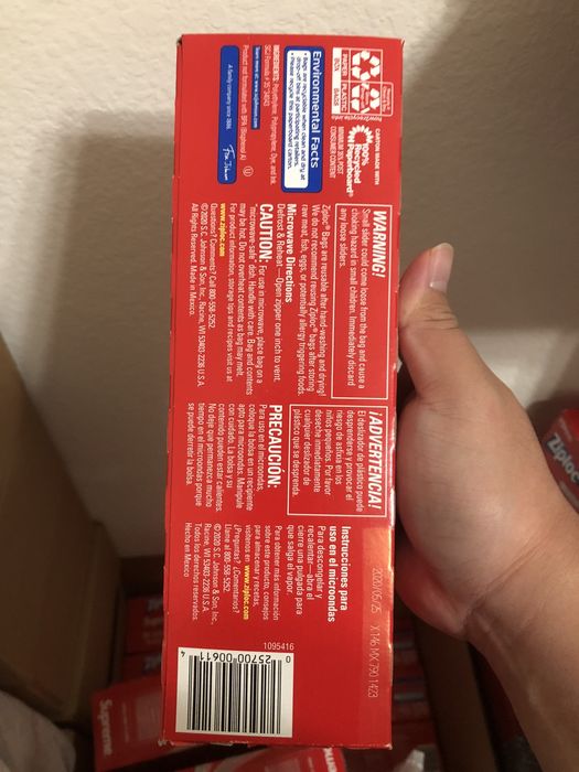 bolsa ziploc supreme
