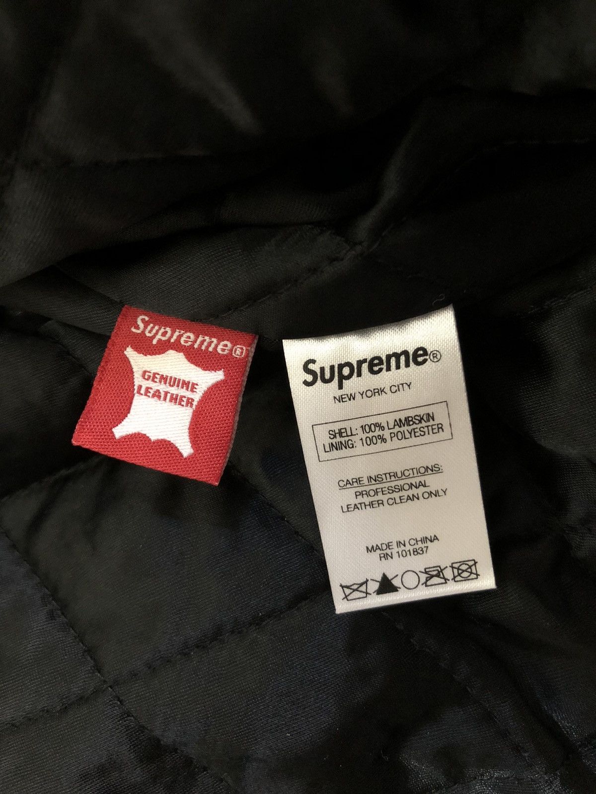Supreme FW16 Court Cards Hooded Leather Jacket Size US S / EU 44-46 / 1 - 5 Thumbnail