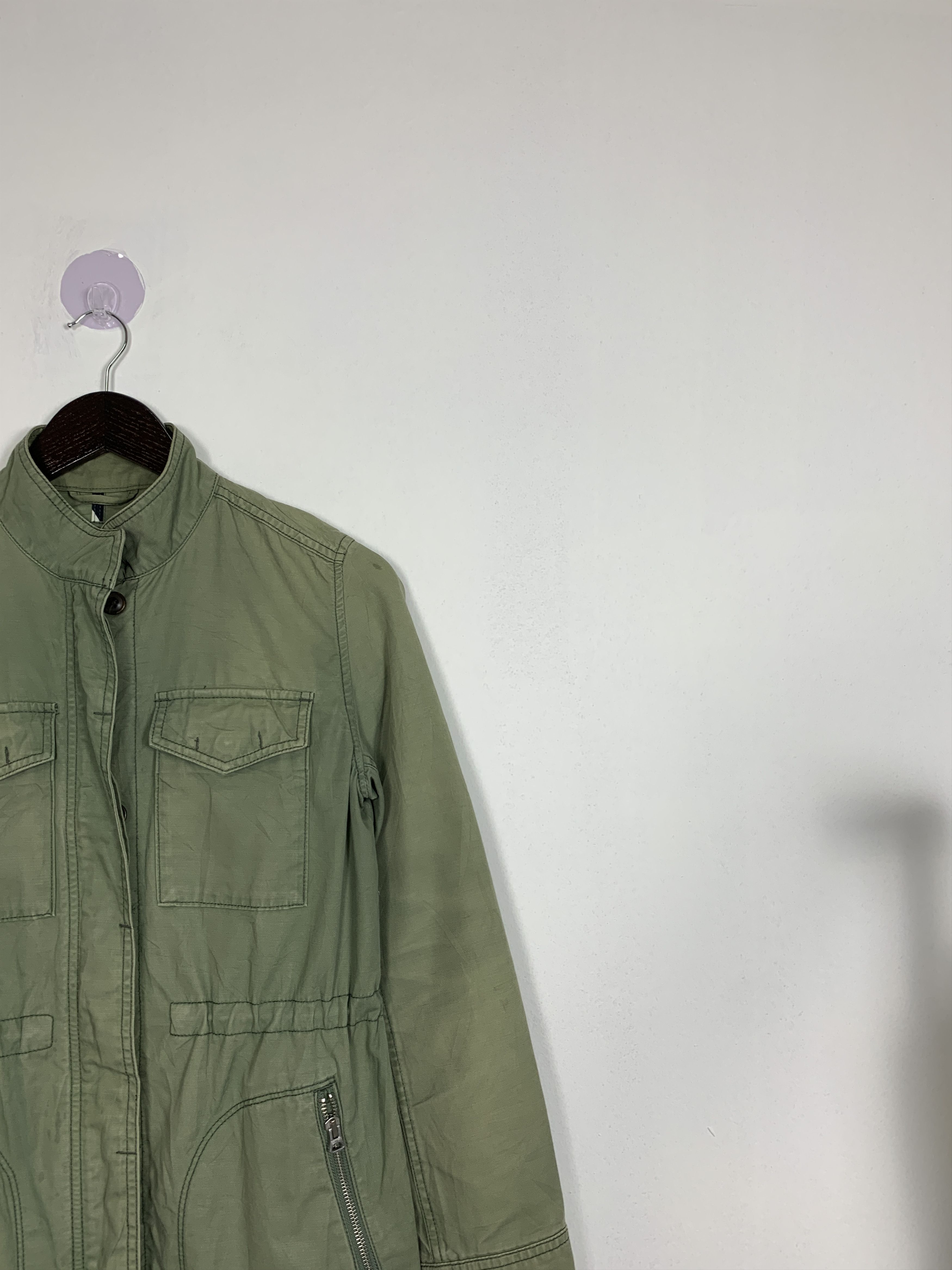 Gap Vintage GAP Cotton Sun Faded Multi Pocket Jacket J0838 Size US S / EU 44-46 / 1 - 4 Thumbnail