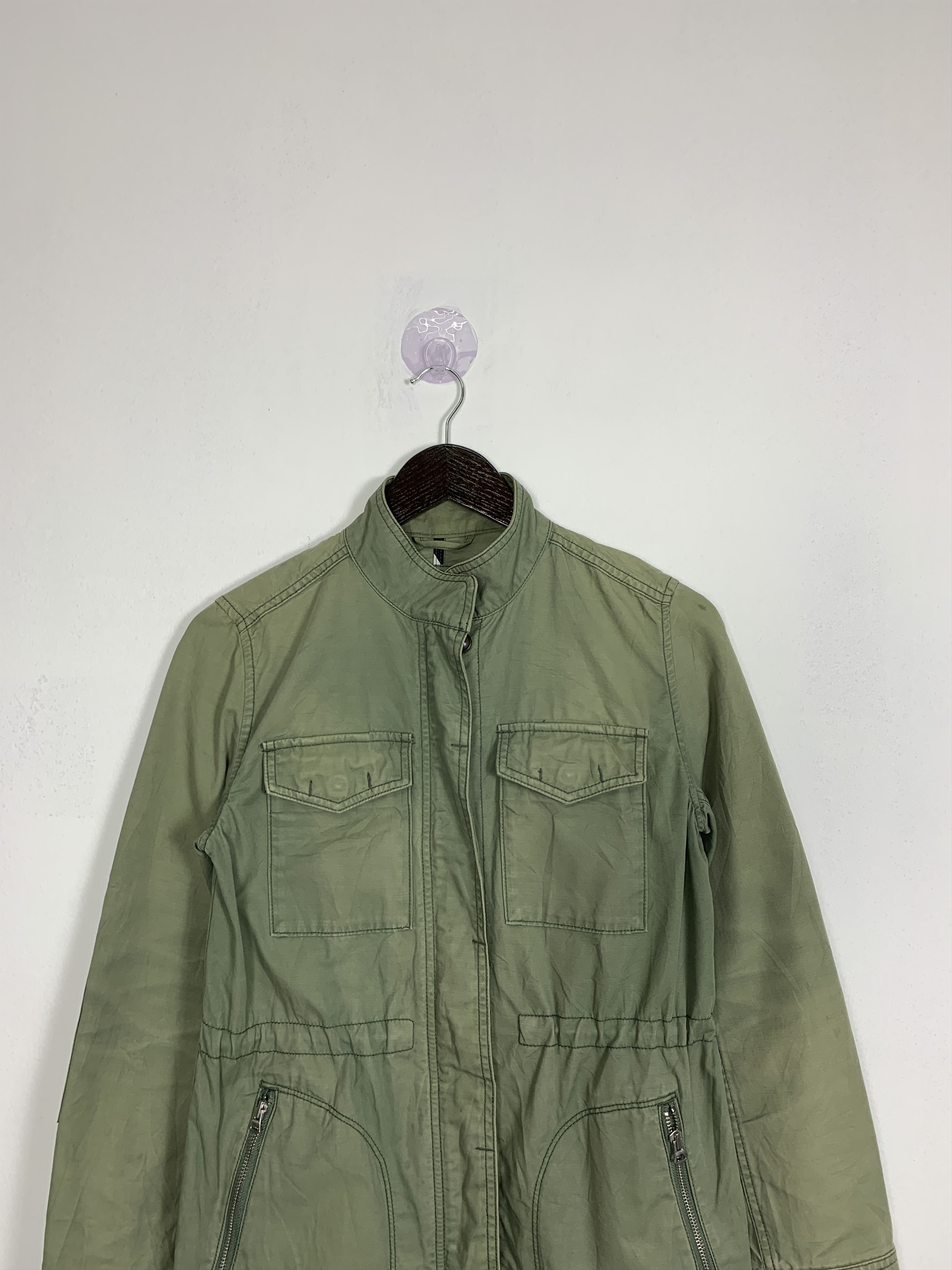 Gap Vintage GAP Cotton Sun Faded Multi Pocket Jacket J0838 Size US S / EU 44-46 / 1 - 2 Thumbnail