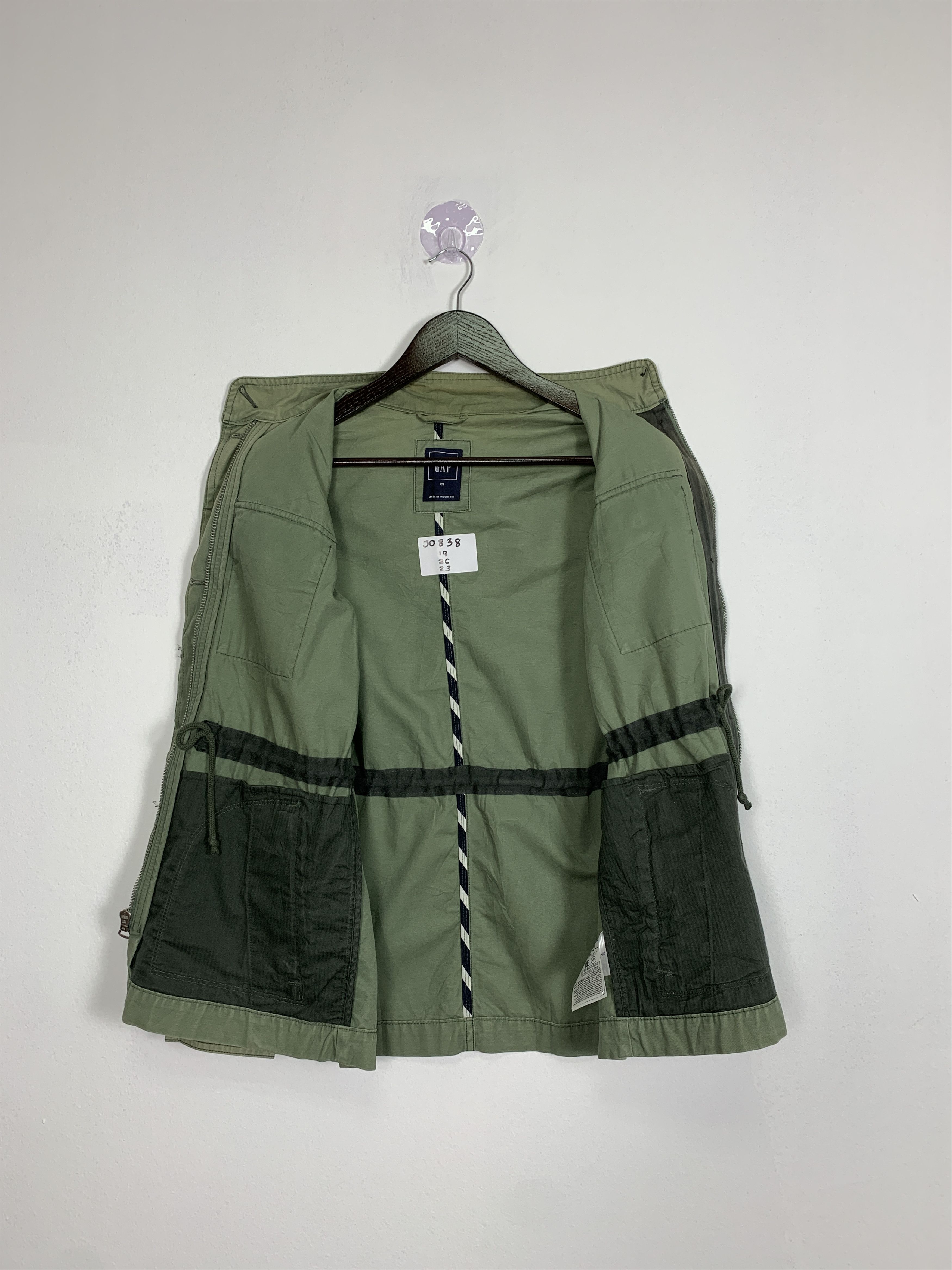 Gap Vintage GAP Cotton Sun Faded Multi Pocket Jacket J0838 Size US S / EU 44-46 / 1 - 6 Thumbnail