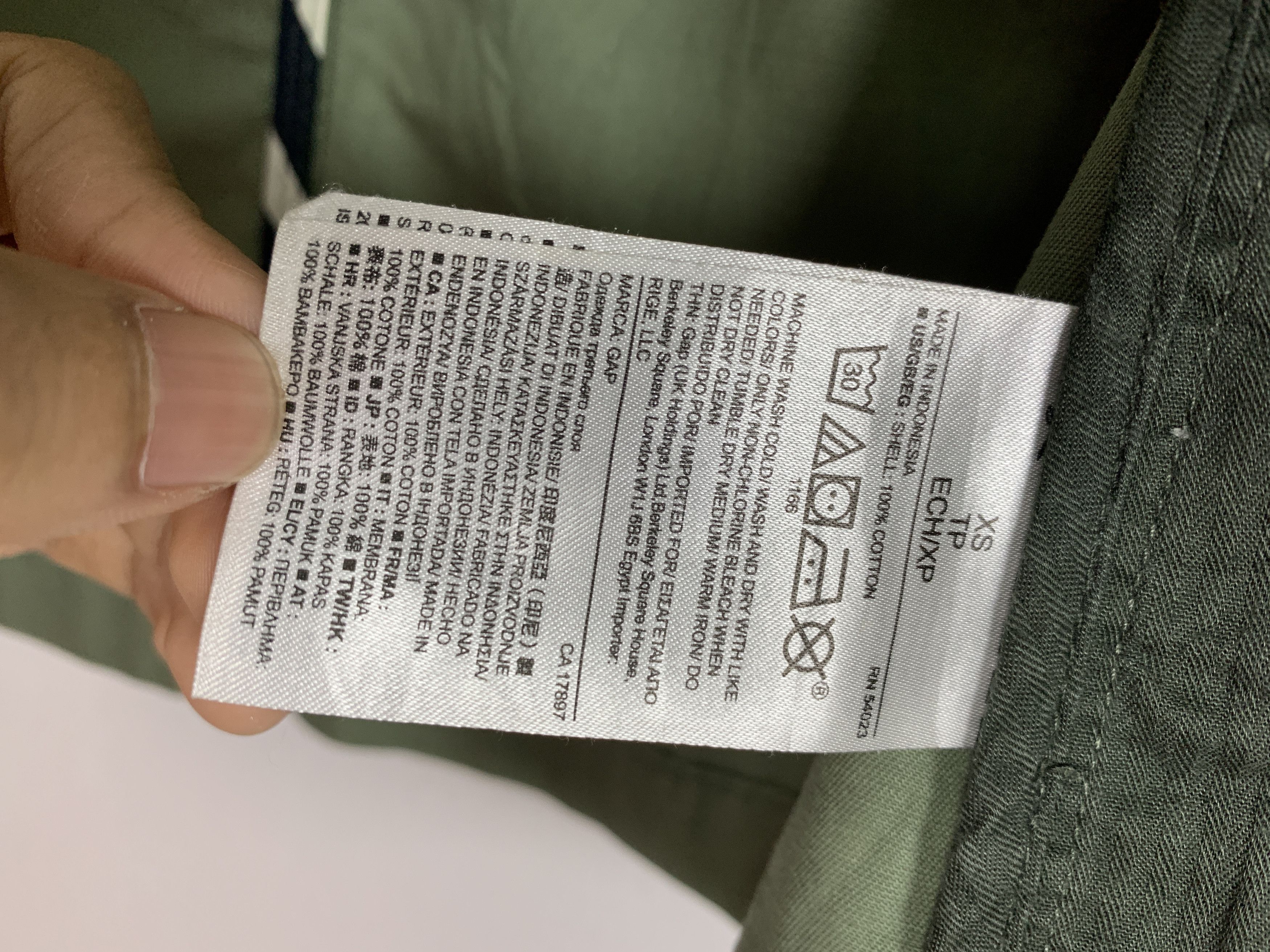 Gap Vintage GAP Cotton Sun Faded Multi Pocket Jacket J0838 Size US S / EU 44-46 / 1 - 9 Thumbnail