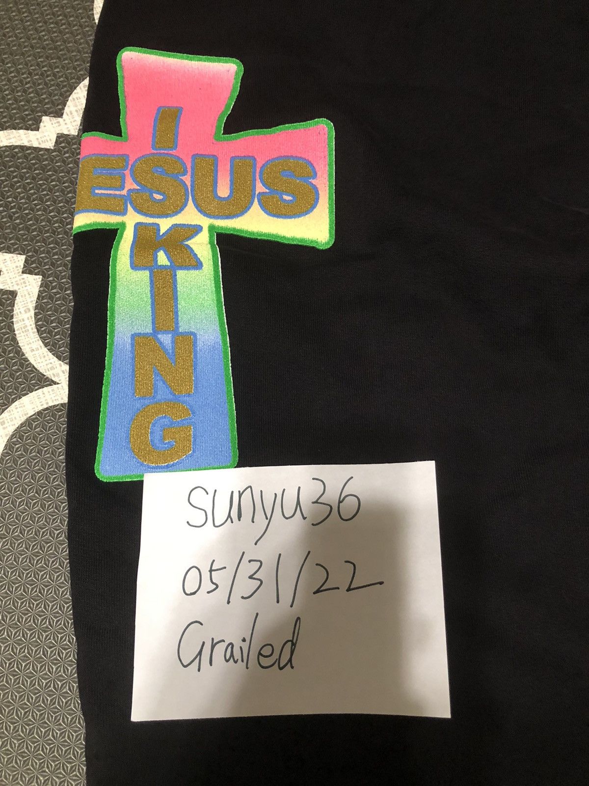 Kanye West AWGE Kanye West Jesus Is King Cross Sweatpants Size US 34 / EU 50 - 2 Thumbnail