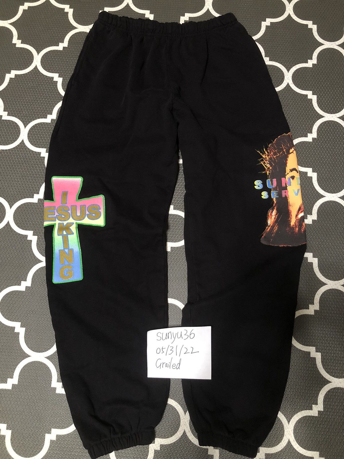 Kanye West YZY Yeezy SP-01 04 Black Sweatpants Size 1 | Grailed