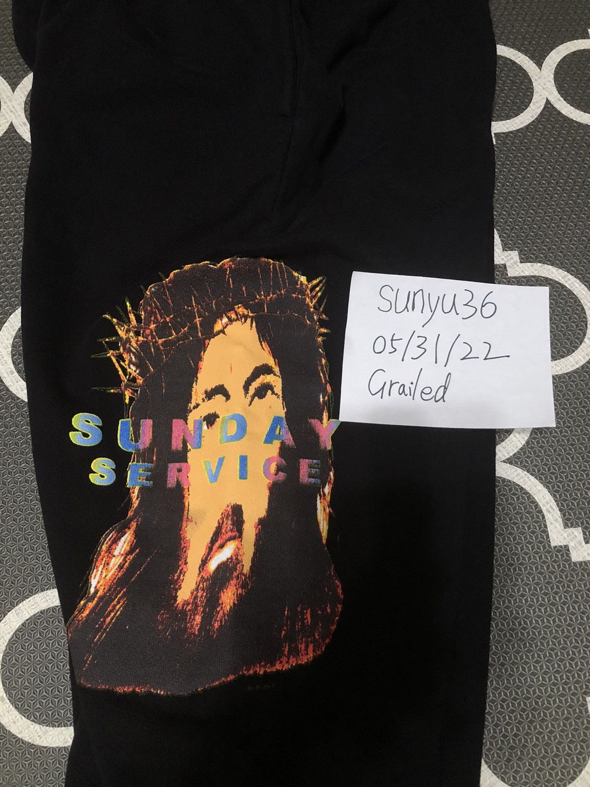 Kanye West AWGE Kanye West Jesus Is King Cross Sweatpants Size US 34 / EU 50 - 3 Thumbnail