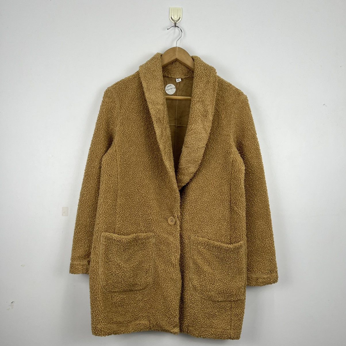Uniqlo Vintage Uniqlo Fleece Sherpa Long Coat Jacket J0019 Size US M / EU 48-50 / 2 - 1 Thumbnail
