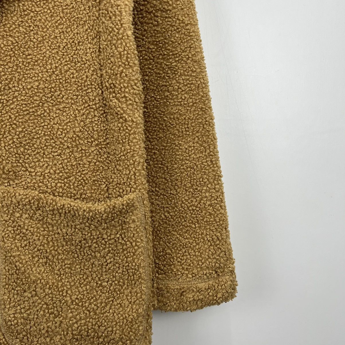 Uniqlo Vintage Uniqlo Fleece Sherpa Long Coat Jacket J0019 Size US M / EU 48-50 / 2 - 2 Thumbnail