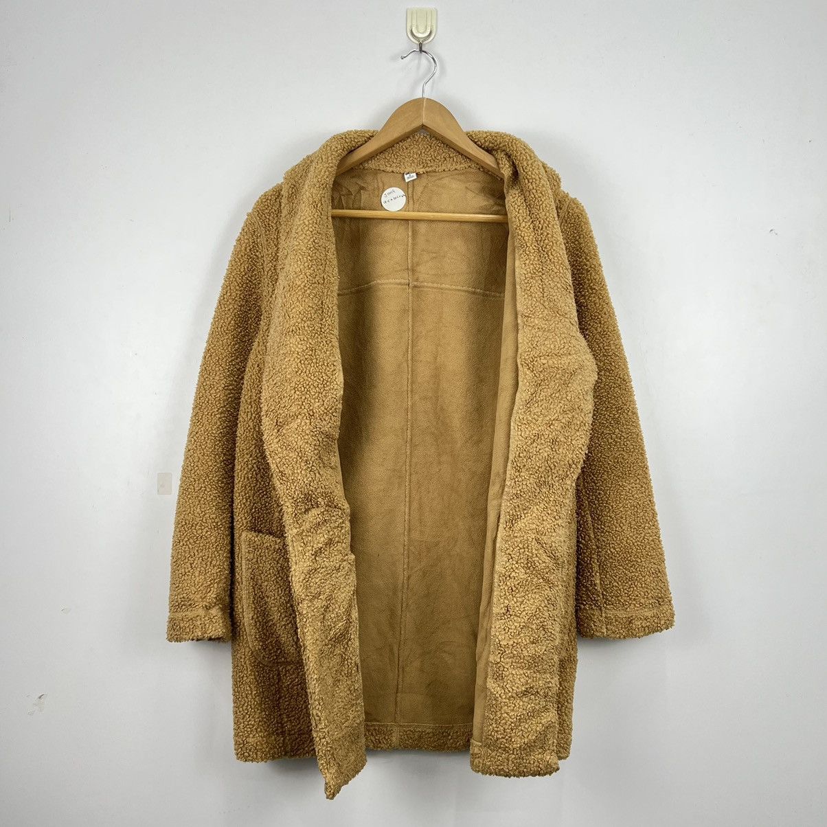 Uniqlo Vintage Uniqlo Fleece Sherpa Long Coat Jacket J0019 Size US M / EU 48-50 / 2 - 4 Thumbnail