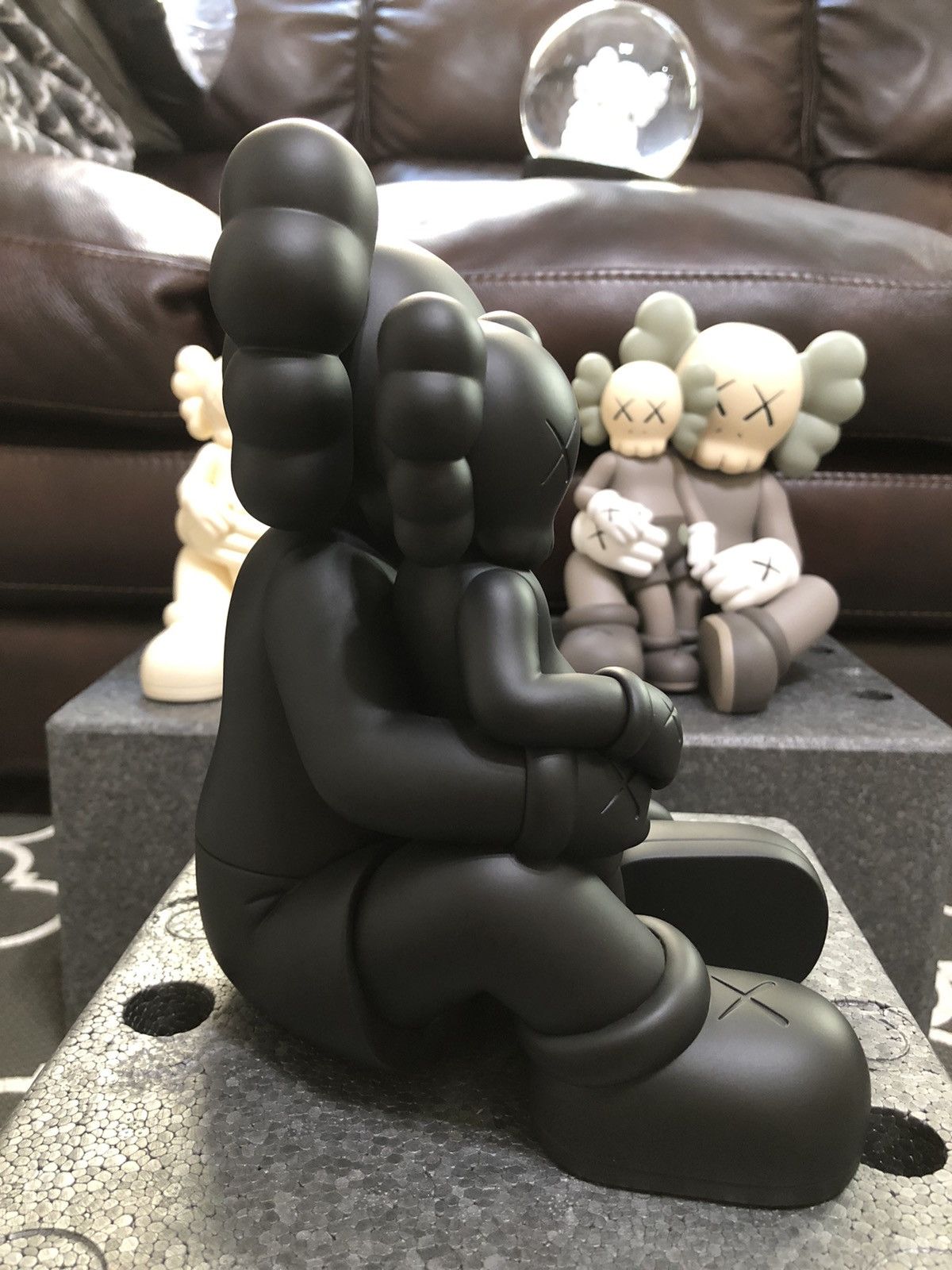 Kaws Kaws Holiday Changbai Mountain Vinyl Figure Black | Grailed