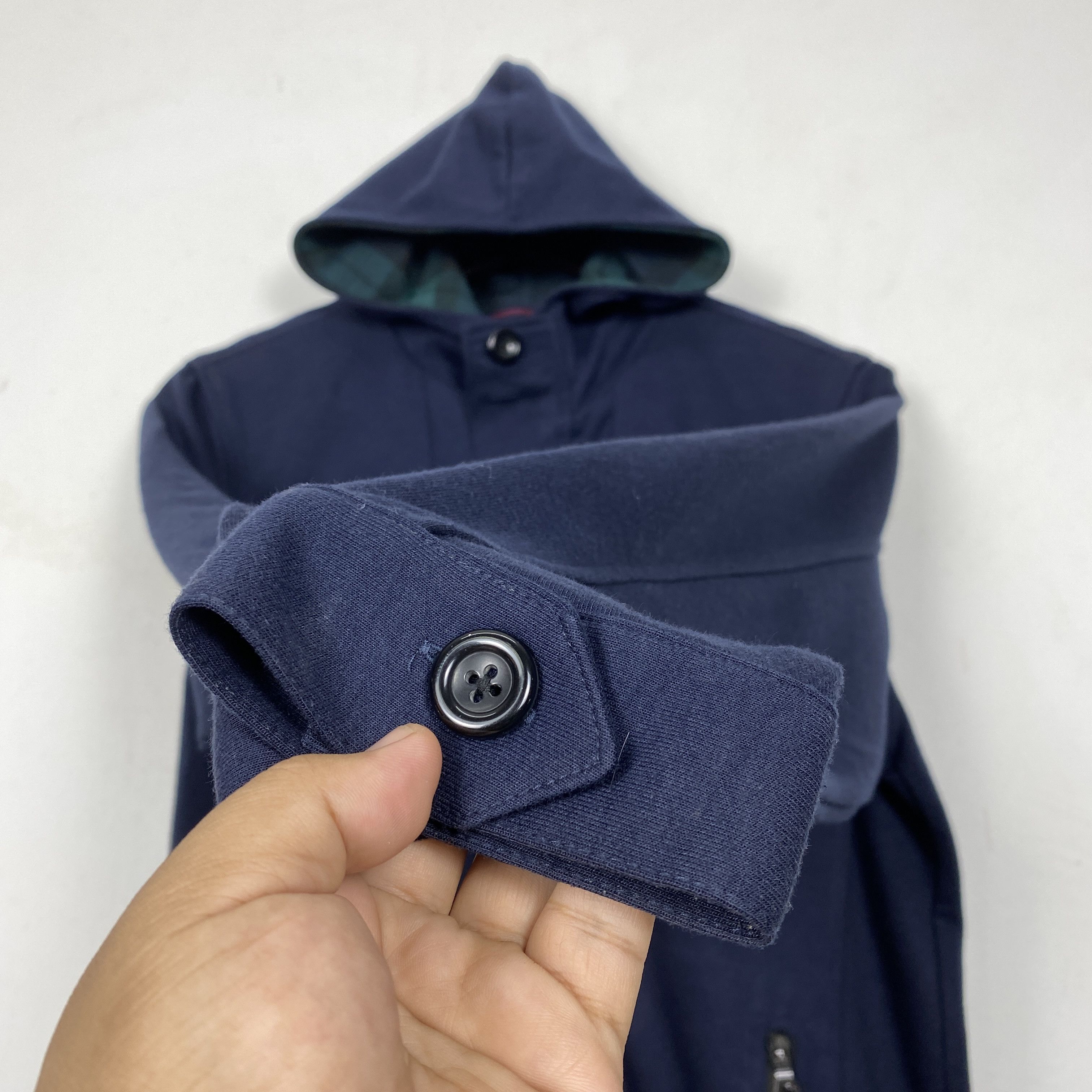 Japanese Brand Vintage Japanese Brand Hoodie Button Zip Up Jacket J0210 Size US S / EU 44-46 / 1 - 6 Thumbnail
