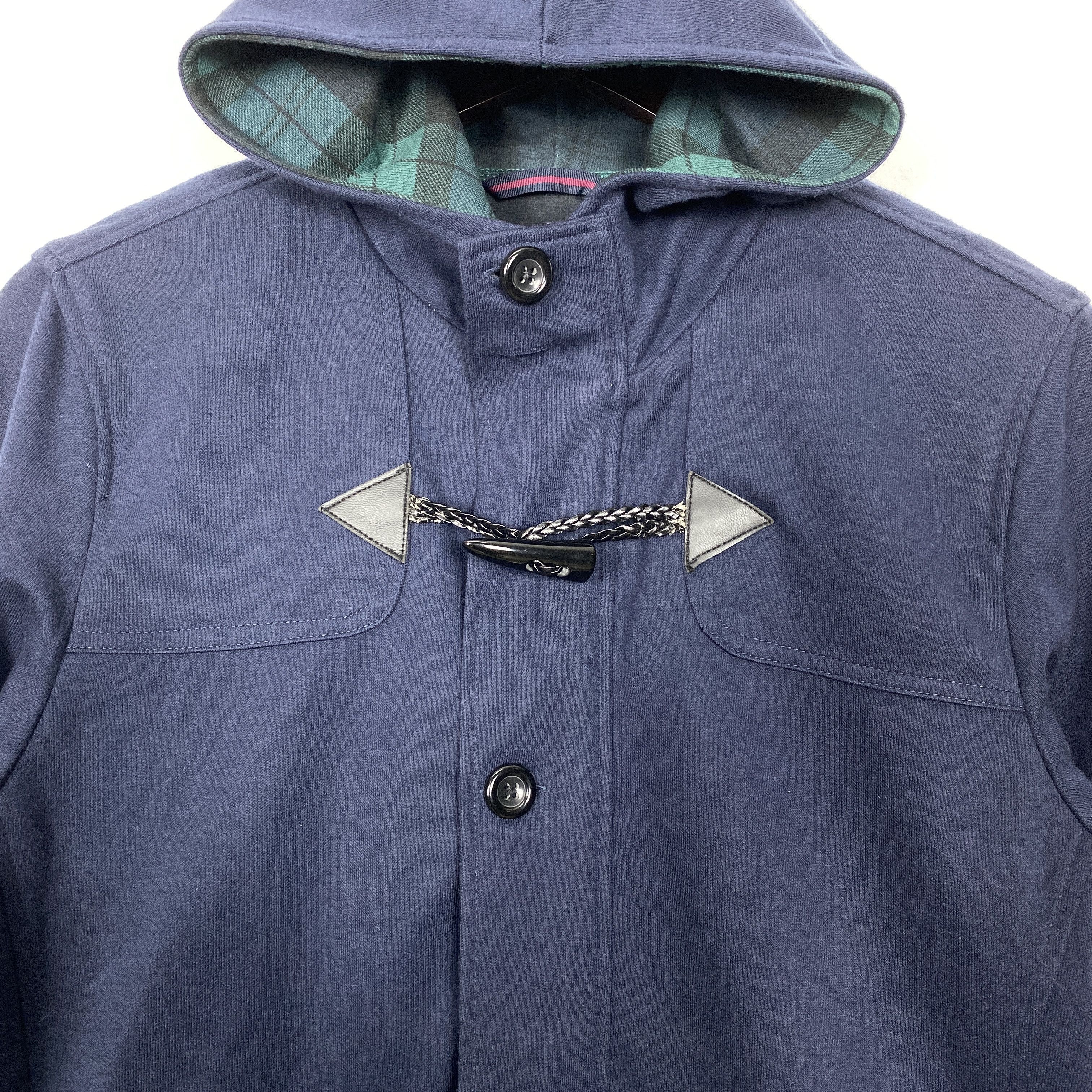 Japanese Brand Vintage Japanese Brand Hoodie Button Zip Up Jacket J0210 Size US S / EU 44-46 / 1 - 2 Thumbnail