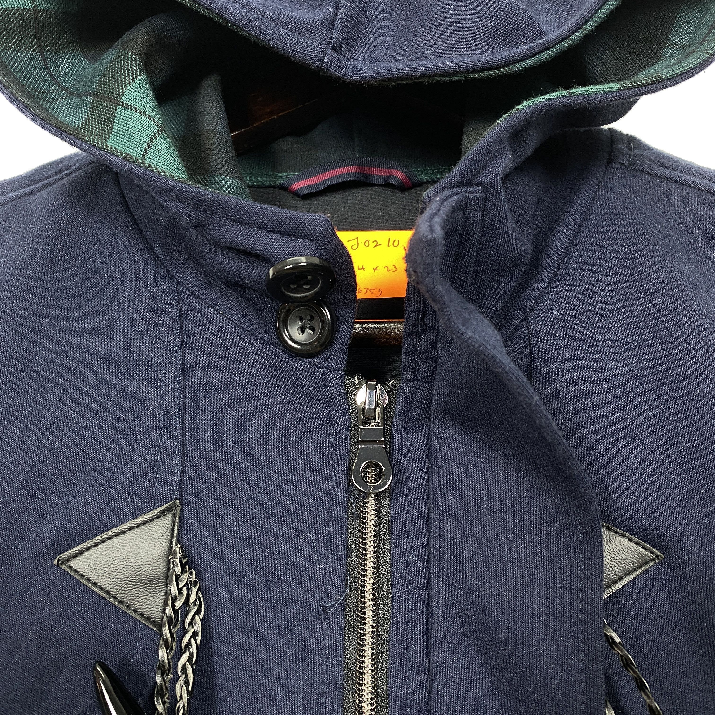 Japanese Brand Vintage Japanese Brand Hoodie Button Zip Up Jacket J0210 Size US S / EU 44-46 / 1 - 8 Thumbnail