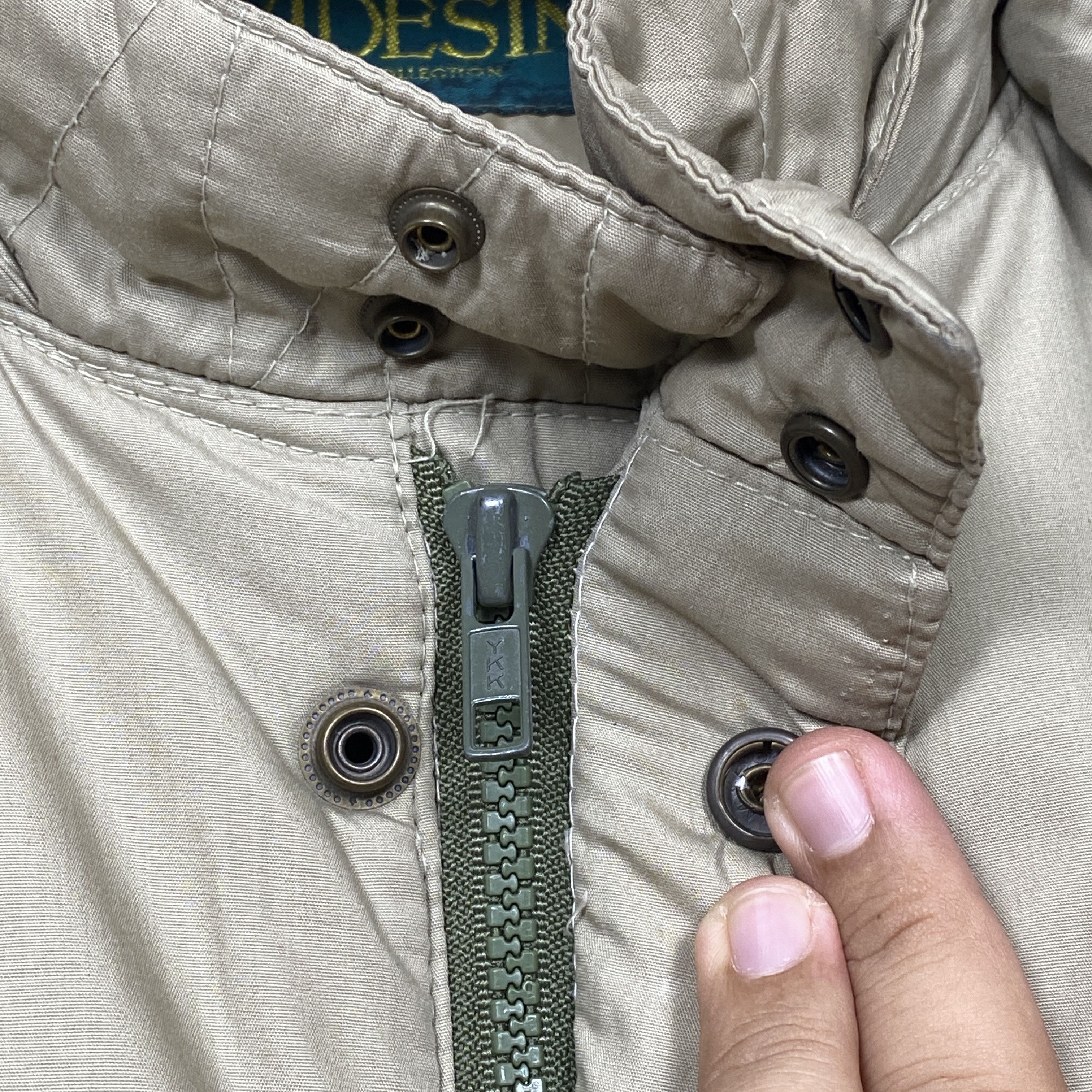 Japanese Brand Vintage Japanese Brand Parkas Button Hoodie J0212 Size US S / EU 44-46 / 1 - 6 Thumbnail