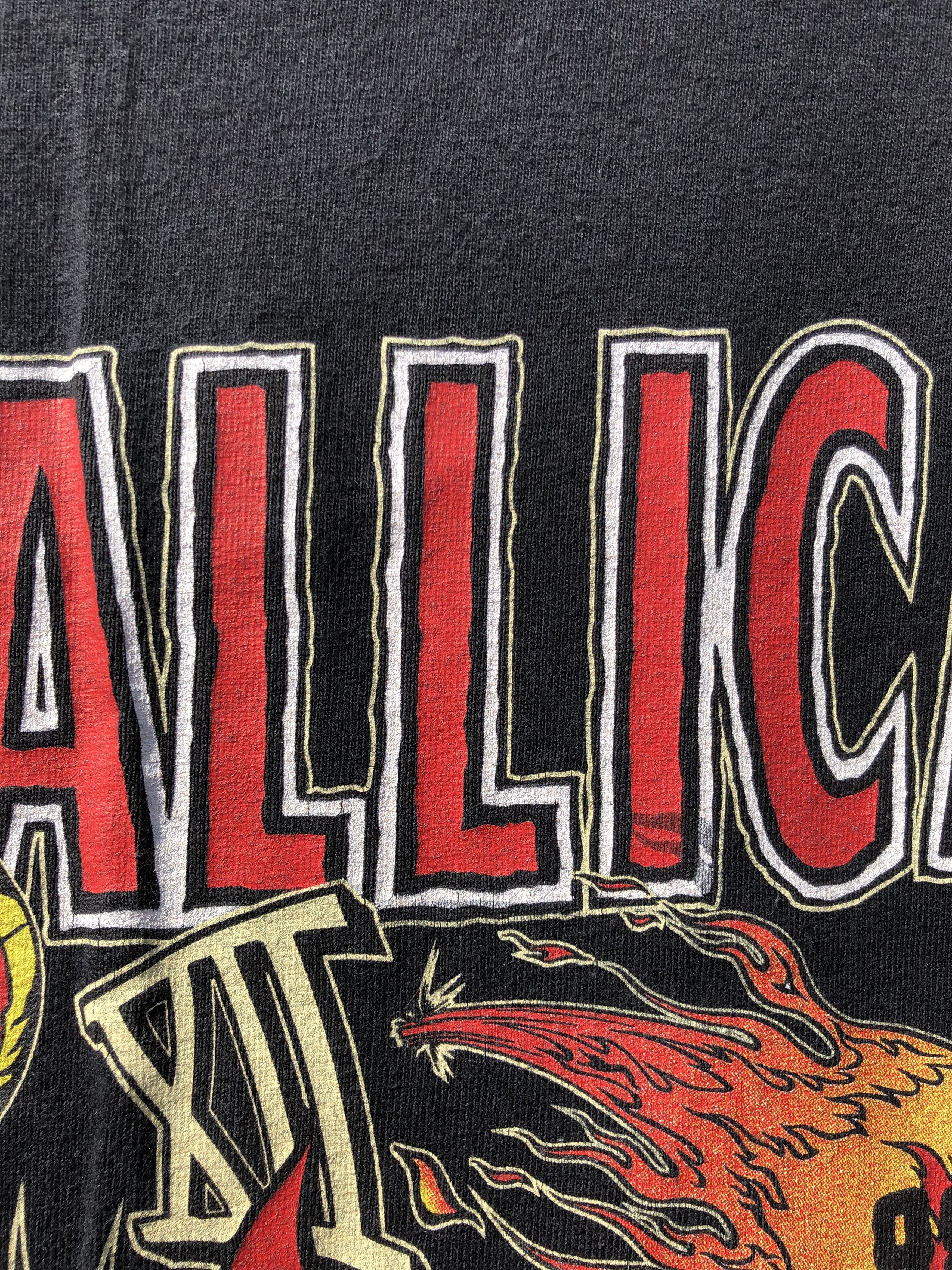 Band Tees Vintage 2000 Metallica (Pink Floyd Sabbath Iron Maiden) Size US L / EU 52-54 / 3 - 11 Thumbnail