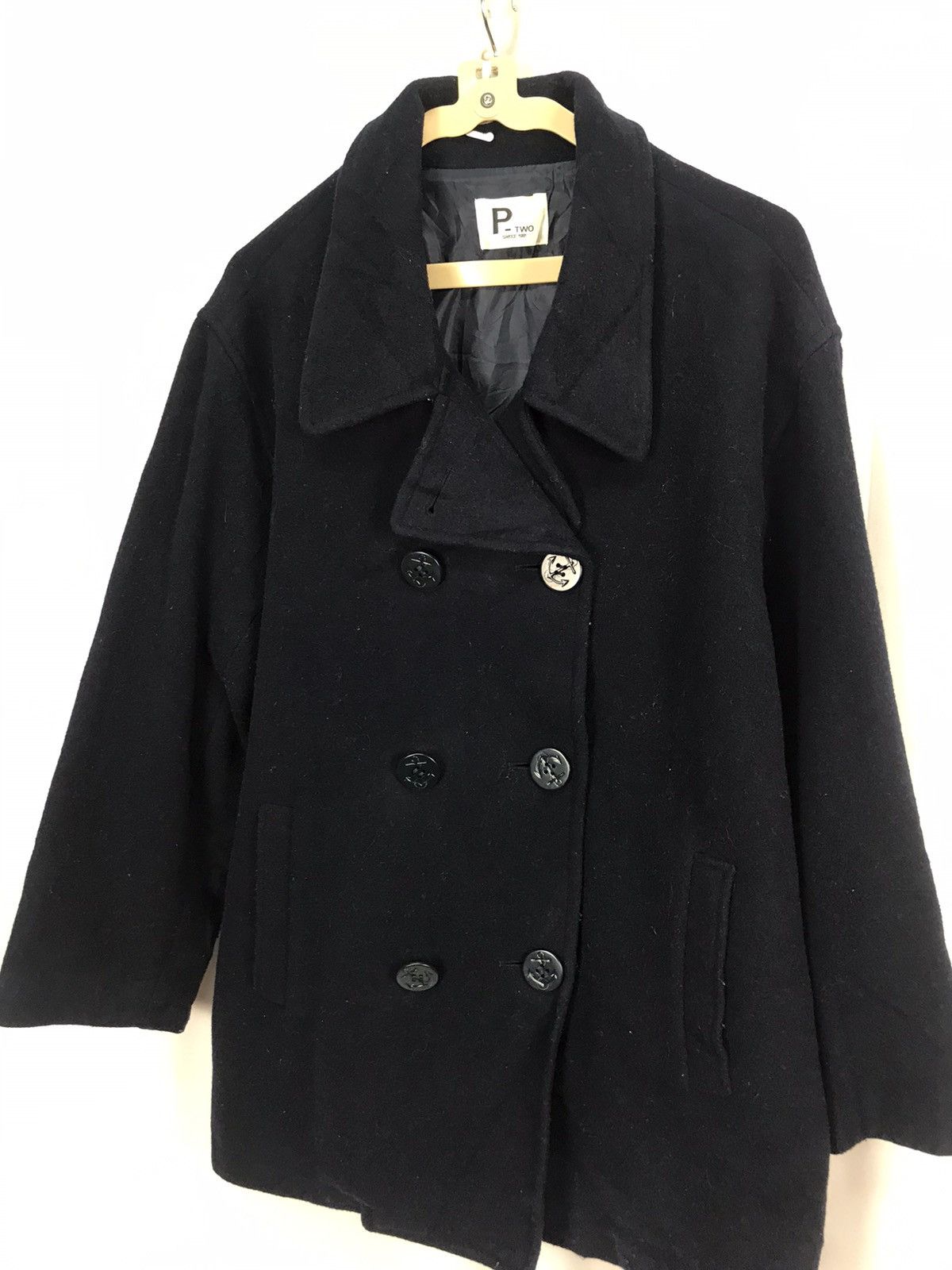 Japanese Brand × Vintage Vintage wool button up jacket by p-two Size US M / EU 48-50 / 2 - 7 Thumbnail