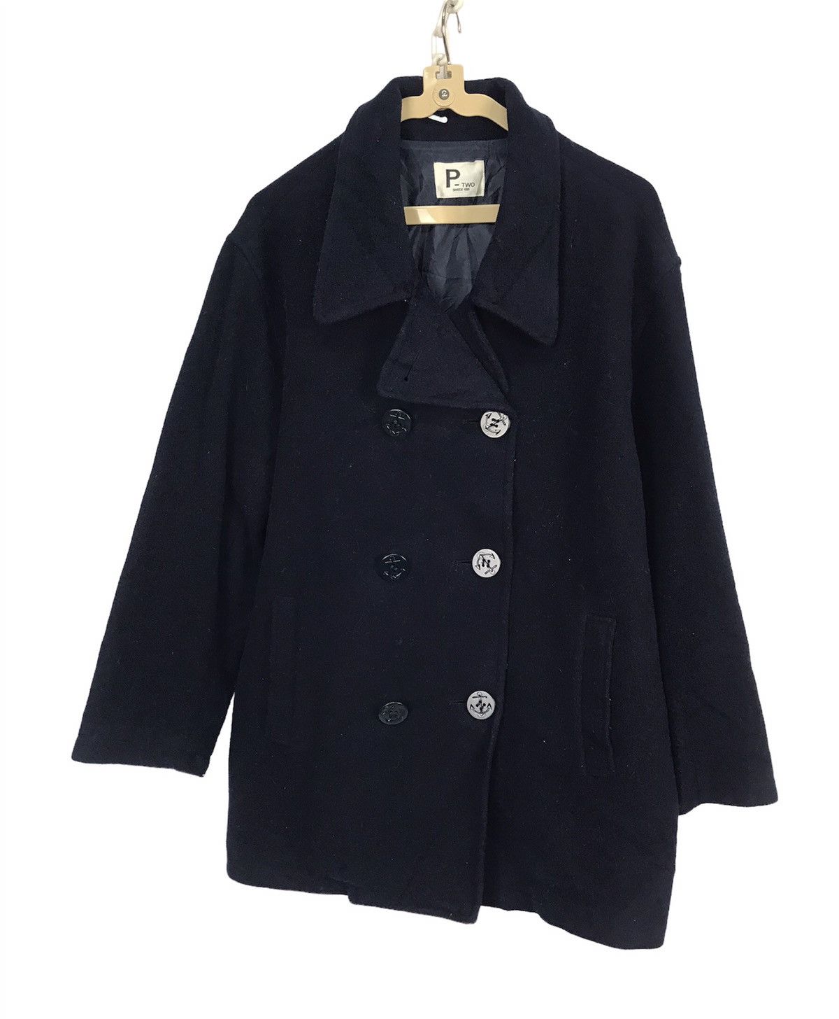 Japanese Brand × Vintage Vintage wool button up jacket by p-two Size US M / EU 48-50 / 2 - 1 Thumbnail