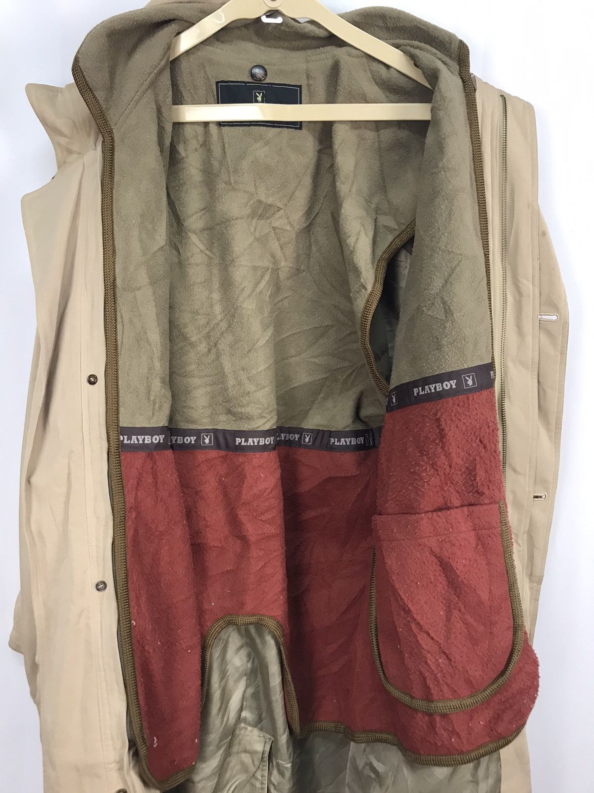 Playboy × Vintage Vintage playboy distressed parkas jacket Size US L / EU 52-54 / 3 - 5 Thumbnail