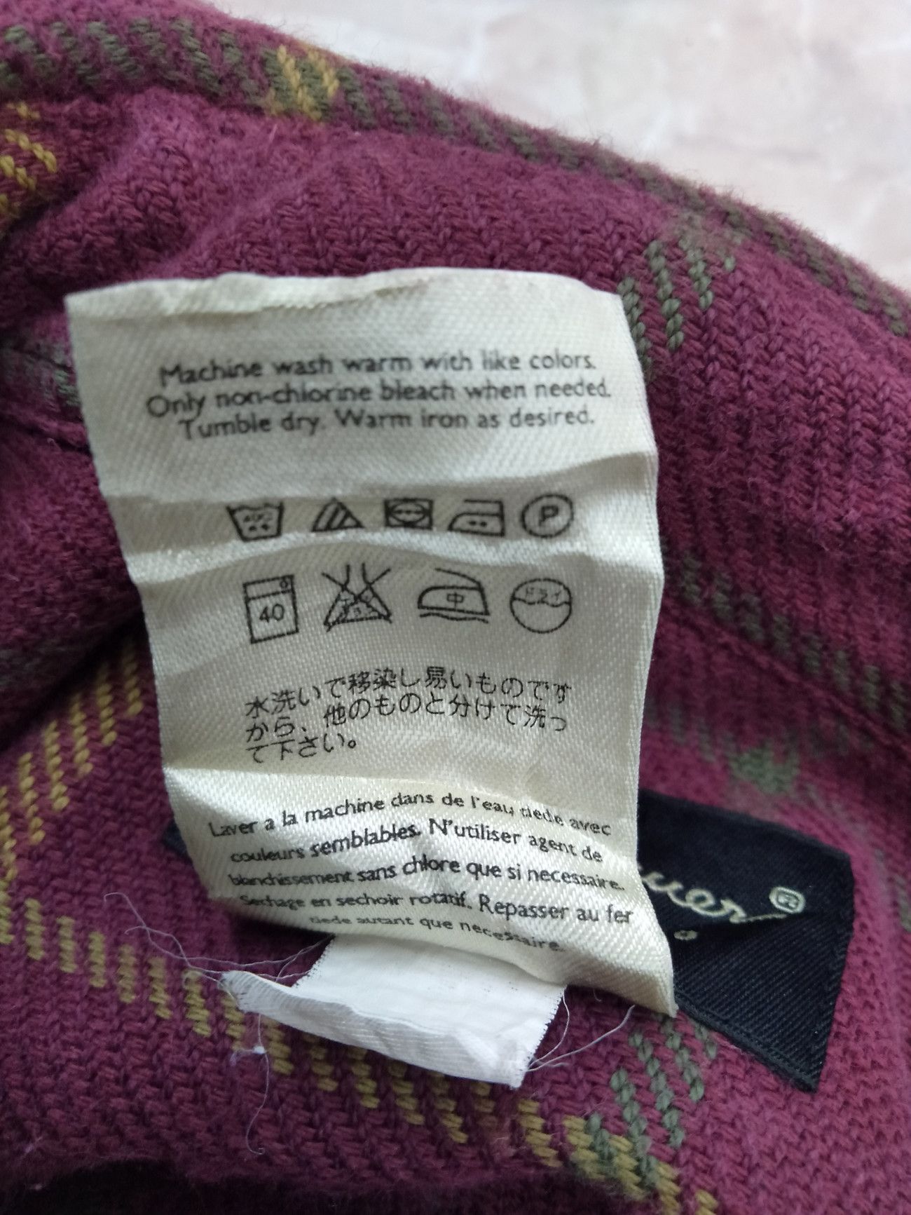Eddie Bauer × Flannel × Japanese Brand EDDIE BAUER Striped Plaid Thick Flannel Shirt Size US XL / EU 56 / 4 - 8 Thumbnail