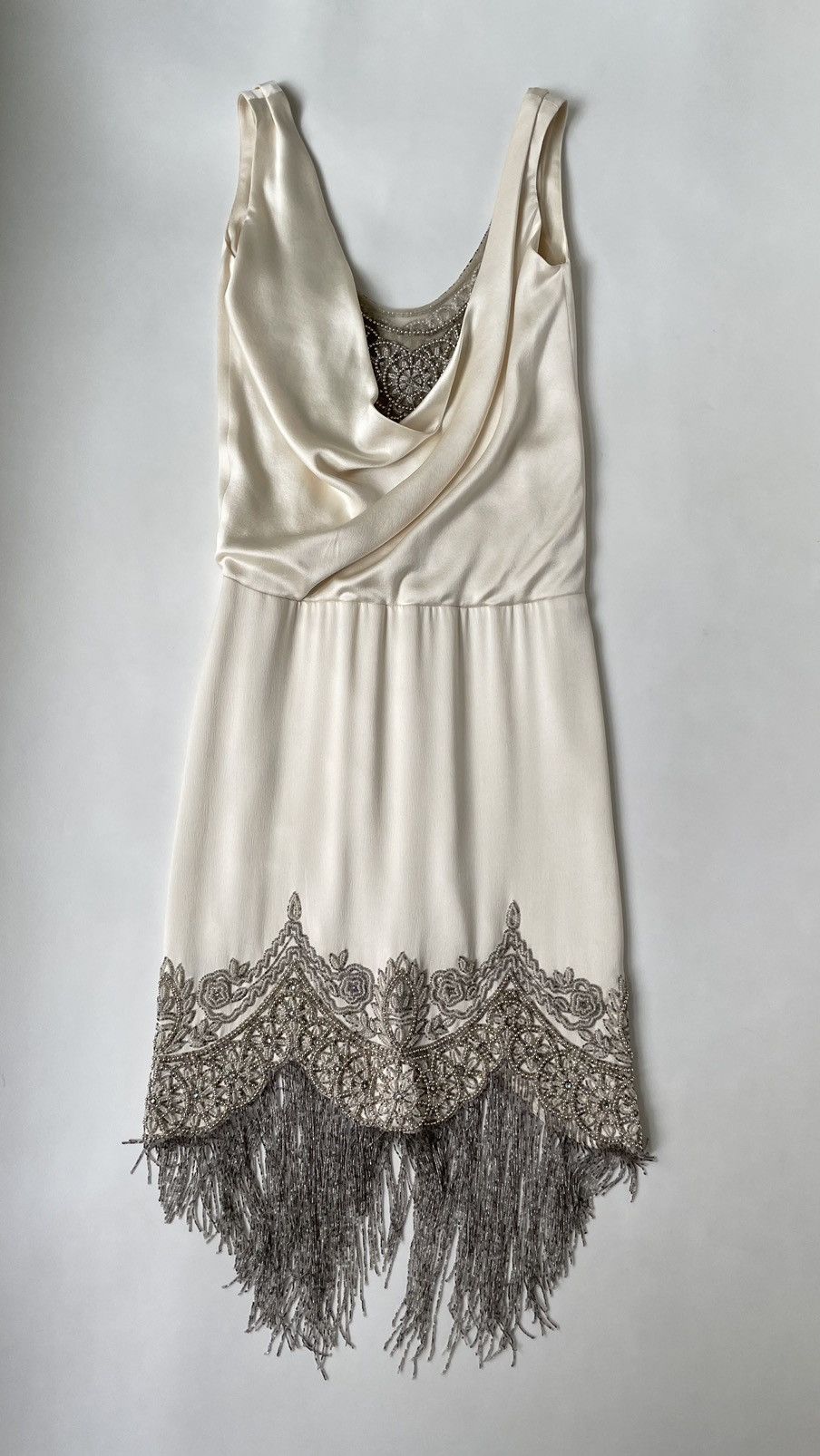 Alexander McQueen A/W 07 Egyptian Collection Silk Embroidered Dress Size M / US 6-8 / IT 42-44 - 12 Thumbnail