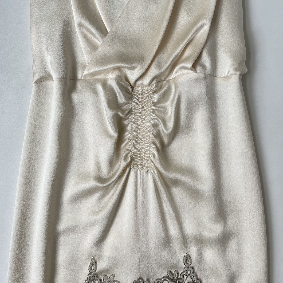 Alexander McQueen A/W 07 Egyptian Collection Silk Embroidered Dress Size M / US 6-8 / IT 42-44 - 6 Thumbnail