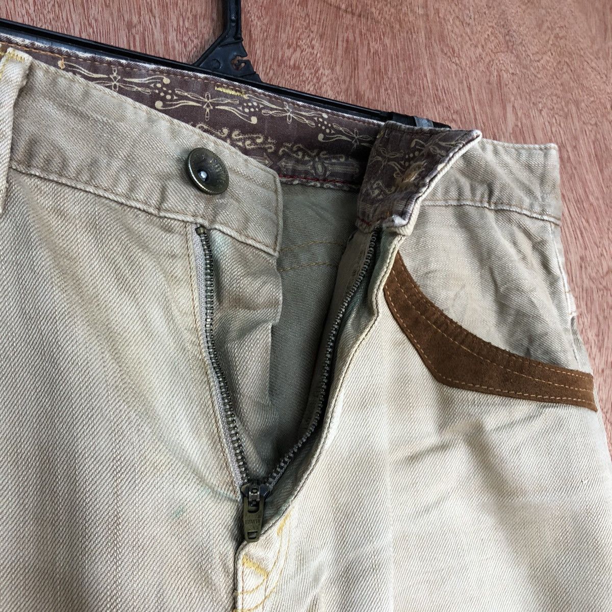 Edwin Edwin Brown distressed Straight Pants #c902 Size US 32 / EU 48 - 7 Thumbnail