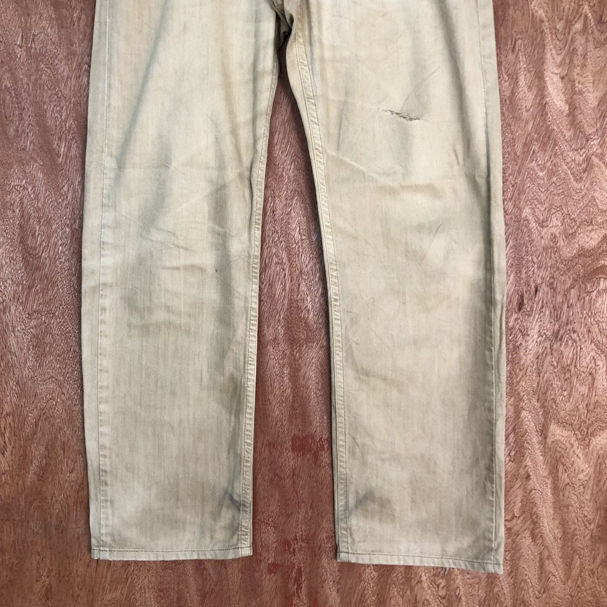 Edwin Edwin Brown distressed Straight Pants #c902 Size US 32 / EU 48 - 3 Thumbnail