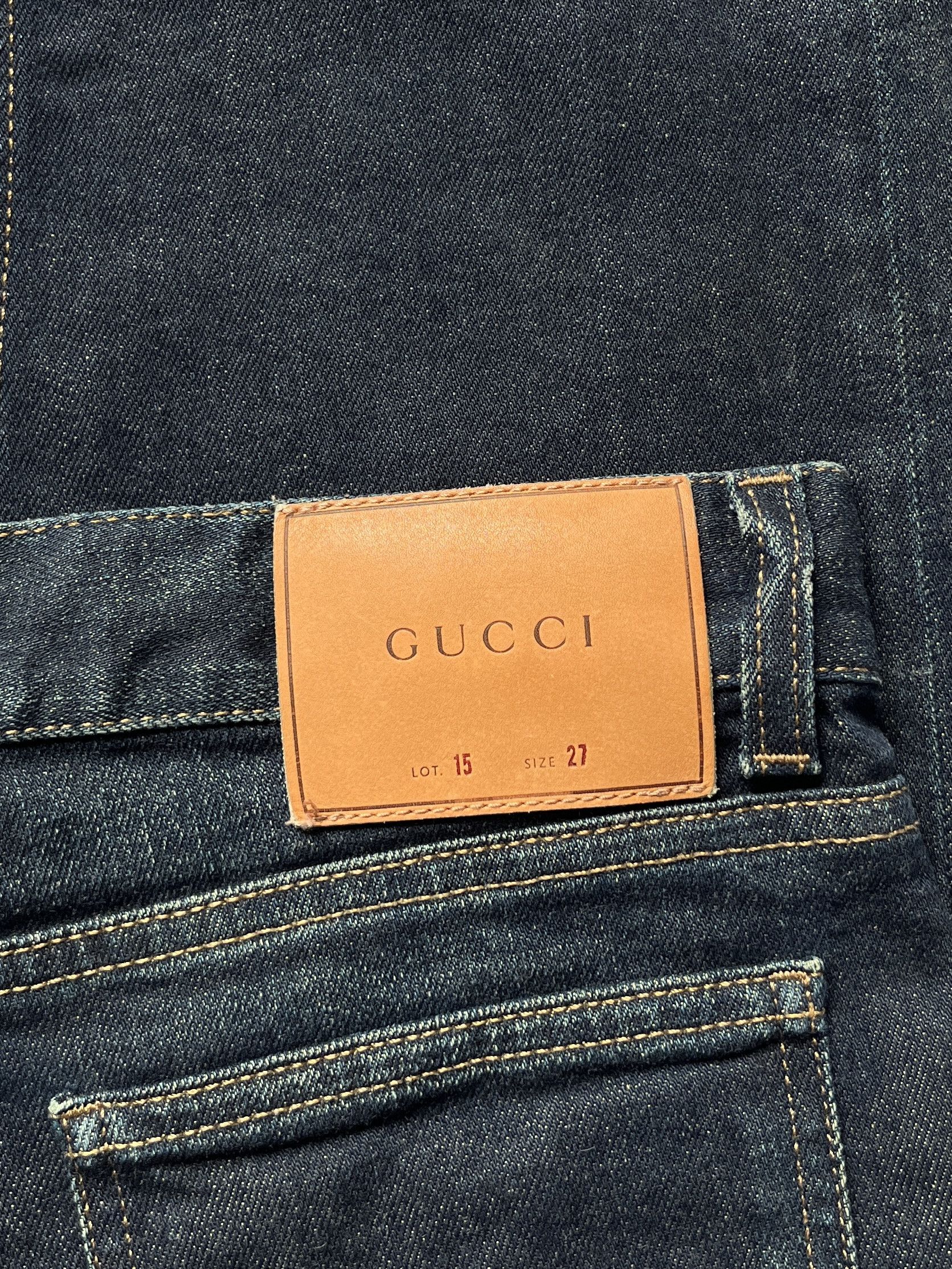 Gucci ⚡️QUICK SALE⚡️Gucci Raw Blue Jeans Denim Size US 30 / EU 46 - 3 Thumbnail