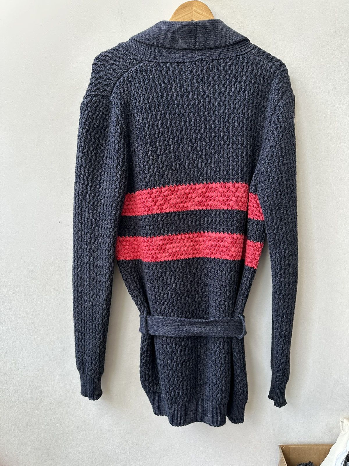 Michael Bastian Shawl Belted Collar Cardign Size US M / EU 48-50 / 2 - 2 Thumbnail
