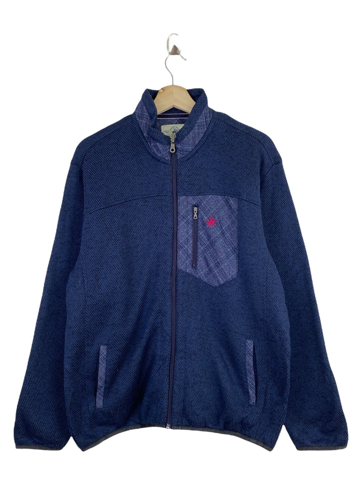 Beverly Hills Polo Club × Vintage Vintage beverly hills polo club zip up sweater Size US L / EU 52-54 / 3 - 1 Thumbnail