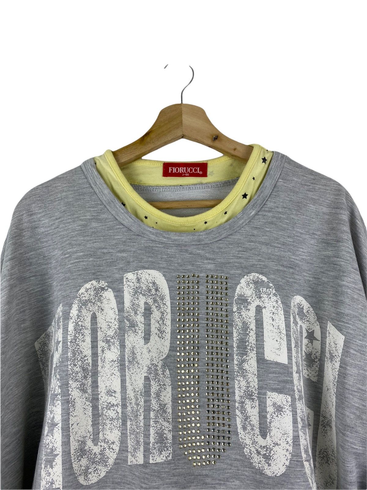 Fiorucci FIORUCCI BIG LOGO GREY SWEATSHIRT Size US S / EU 44-46 / 1 - 2 Thumbnail