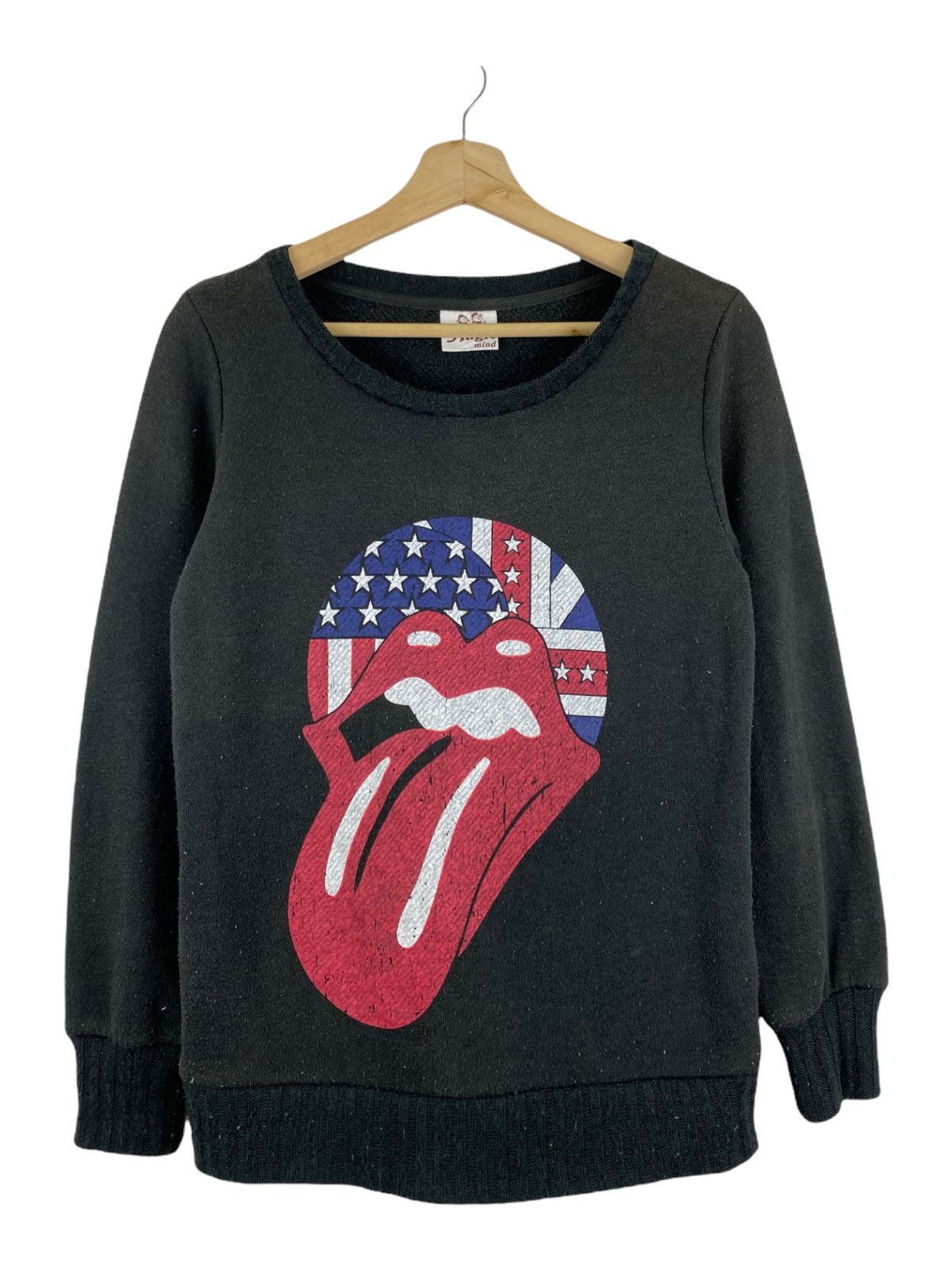 Japanese Brand × The Rolling Stones NOISE INC THE ROLLING STONES LOGO SWEATSHIRT Size US S / EU 44-46 / 1 - 1 Thumbnail