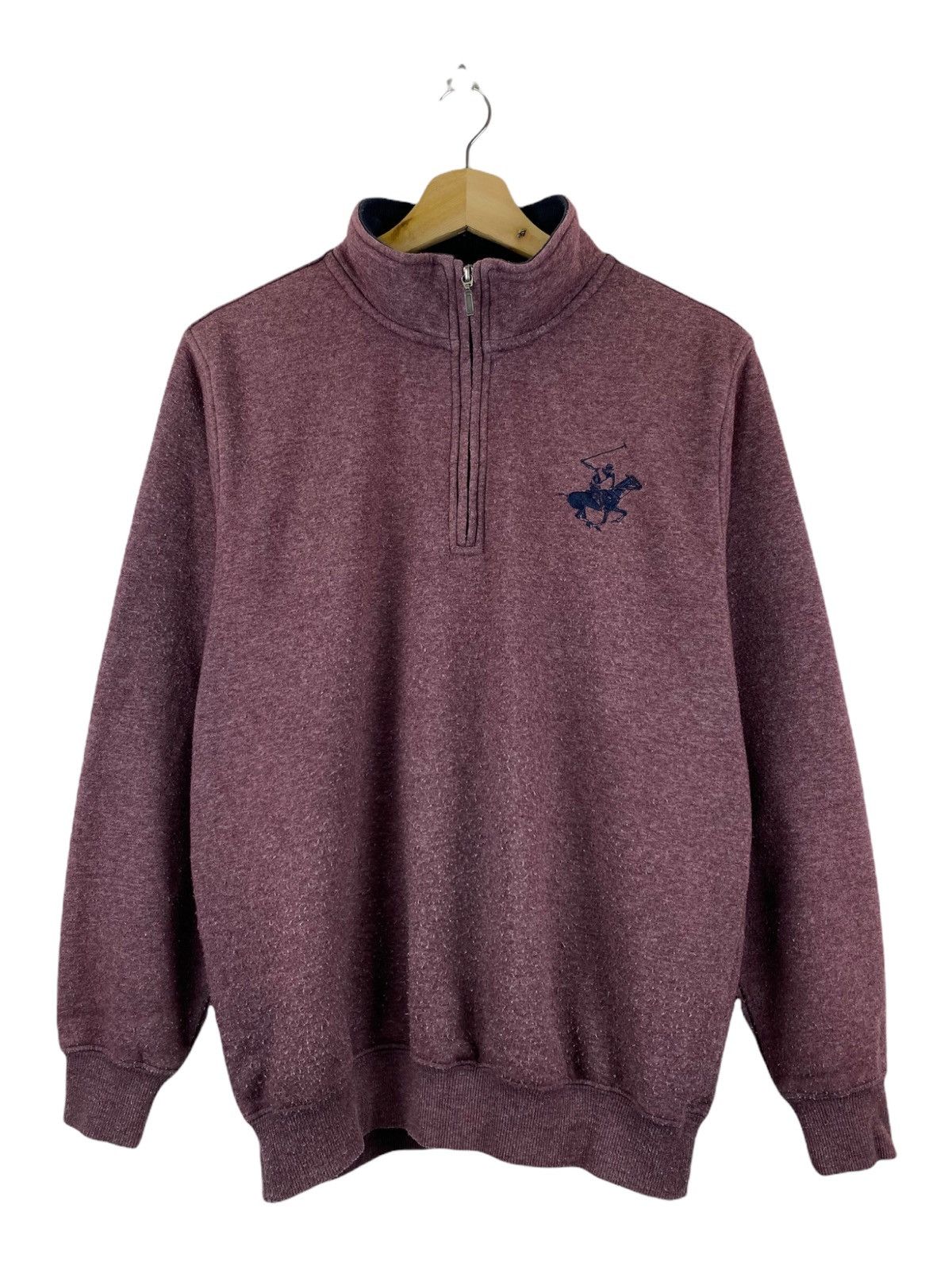 Beverly Hills Polo Club × Vintage VINTAGE BEVERLY HILLS POLO CLUB SWEATSHIRT Size US L / EU 52-54 / 3 - 1 Thumbnail